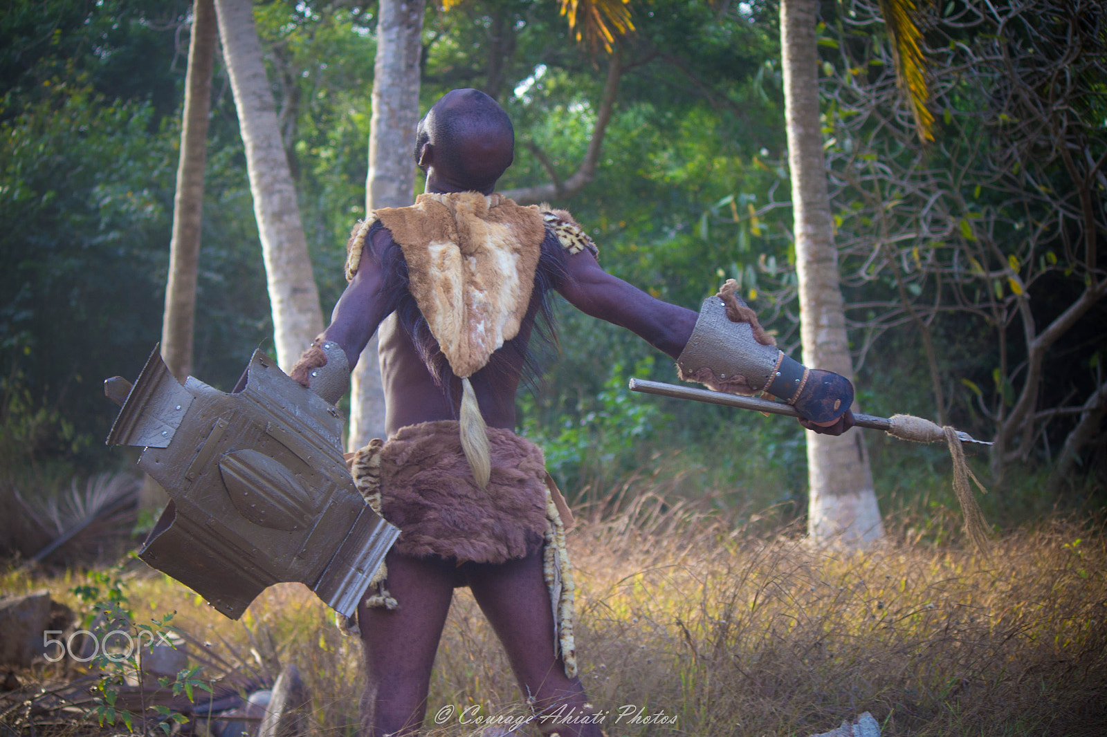 Canon EF-S 55-250mm F4-5.6 IS sample photo. African warrior photography