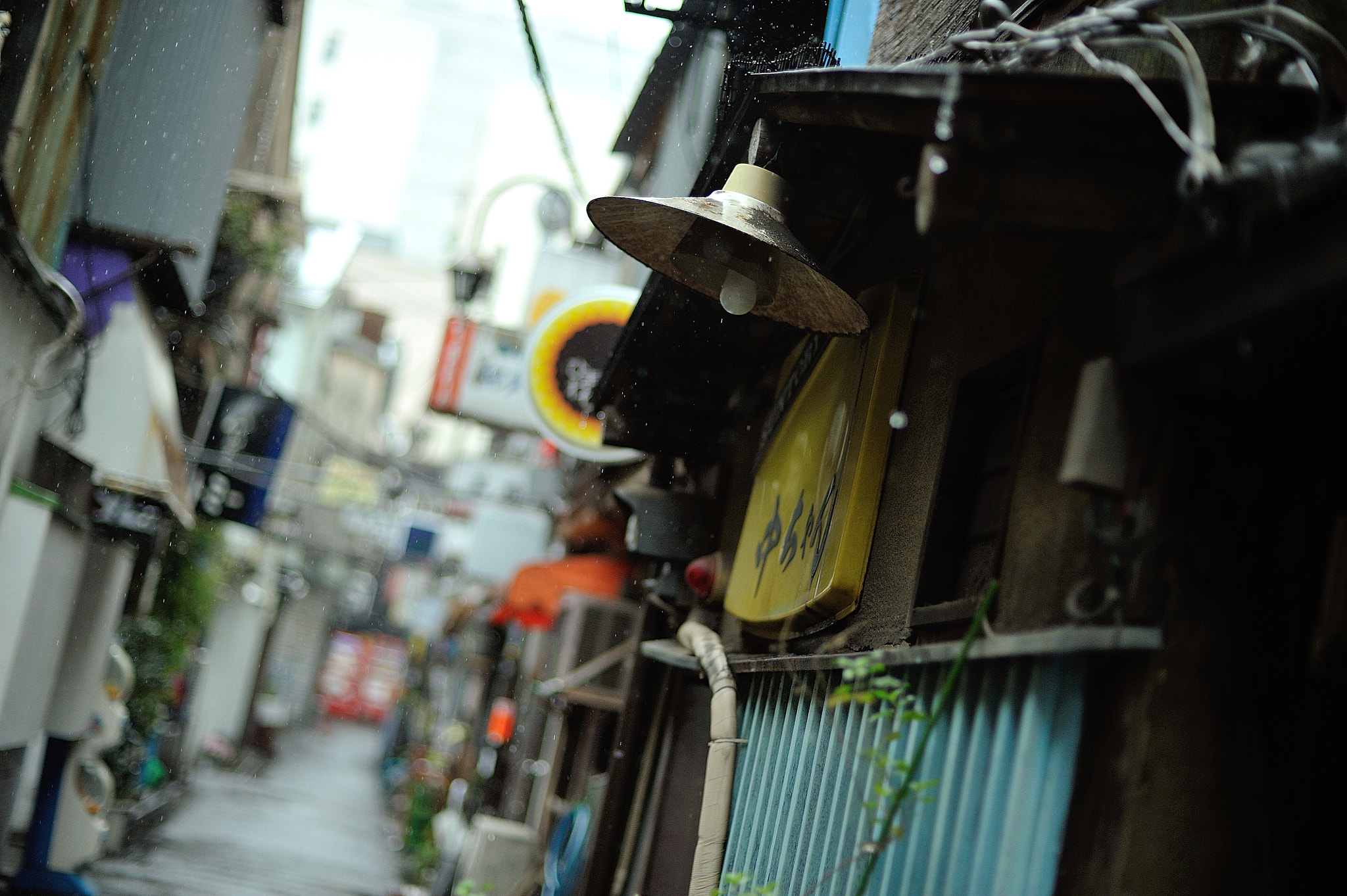 Nikon D700 + Voigtlander Nokton 58mm F1.4 SLII sample photo. Rain photography