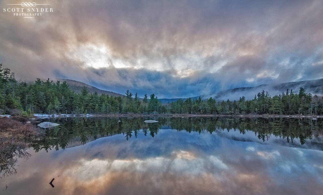Tokina AT-X Pro 12-24mm F4 (IF) DX sample photo. Beaver pond on the kancamagus, white mountains, ne photography