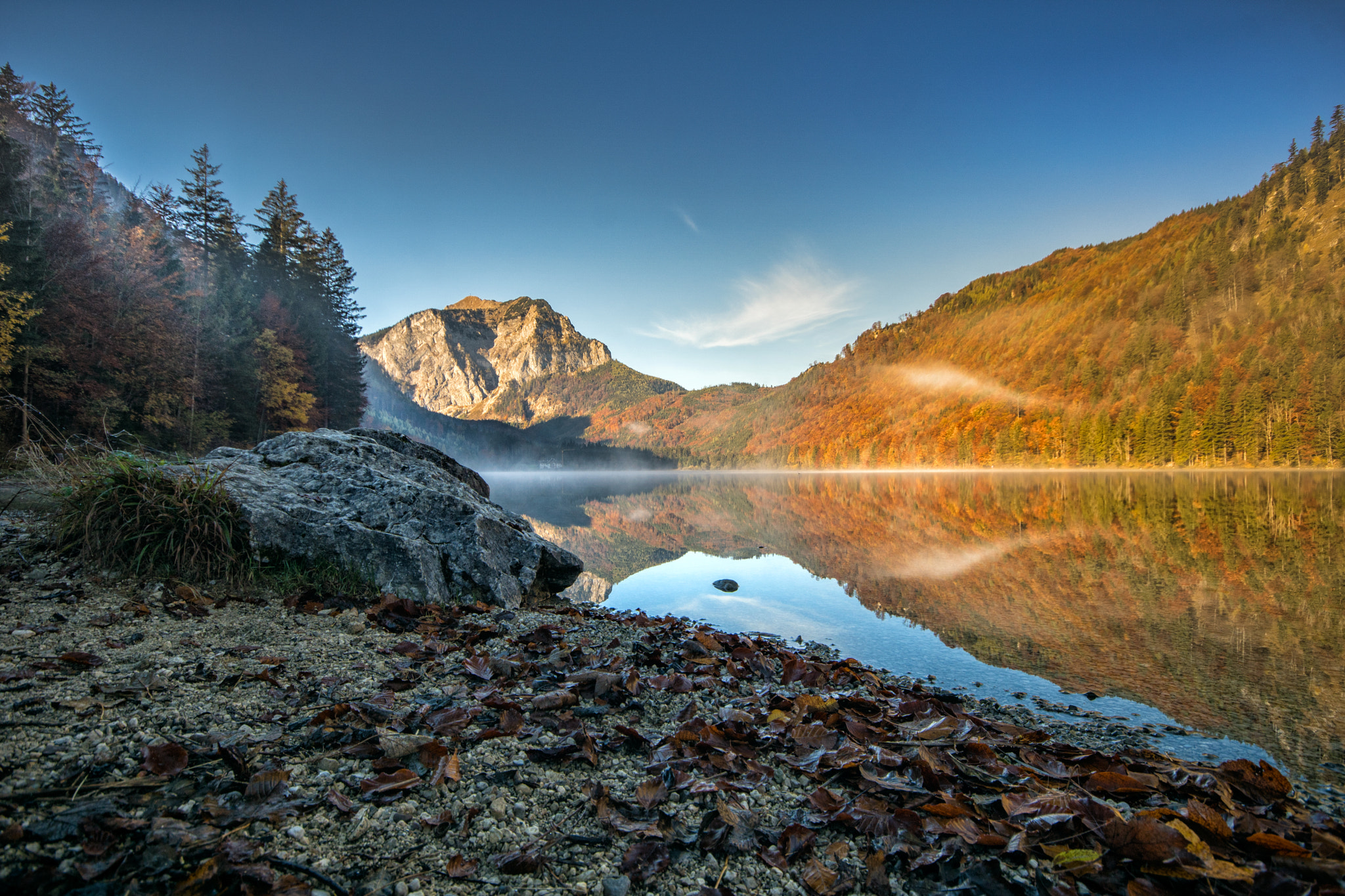 Minolta AF 28-80mm F3.5-5.6 II sample photo. Langbathsee 2015 photography