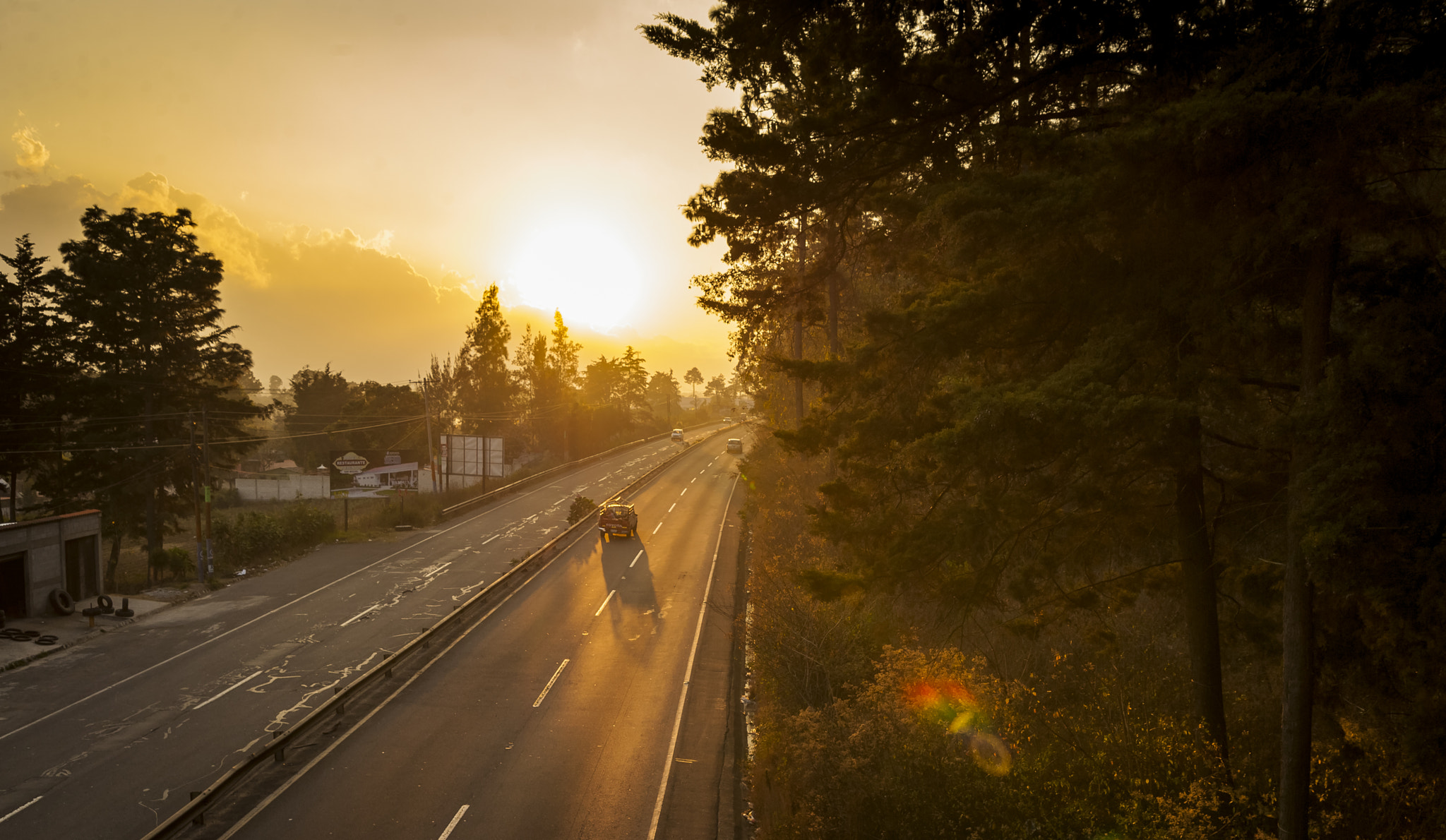 Nikon D3 sample photo. Only one road photography