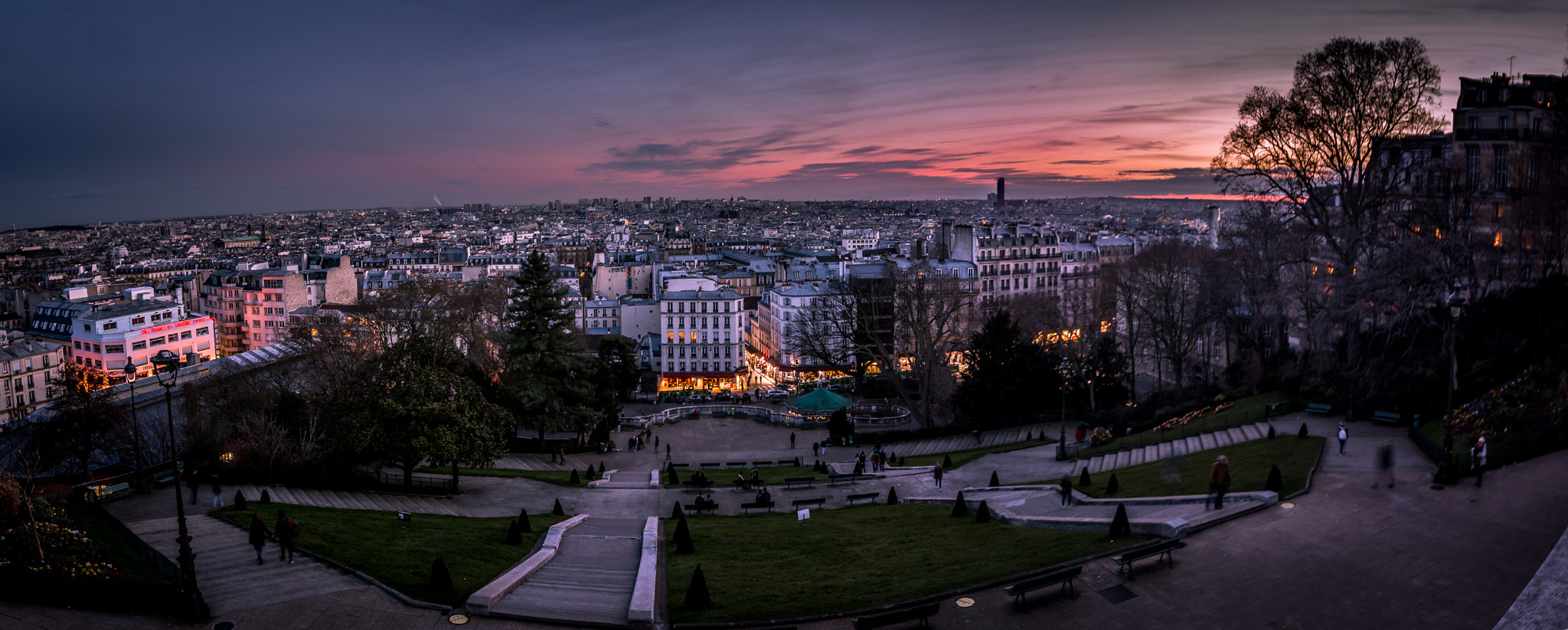 Canon EF-S 10-18mm F4.5–5.6 IS STM sample photo. Paris sunset photography