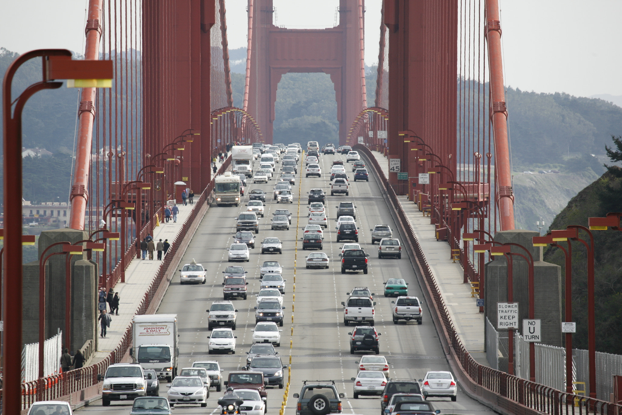Canon EF 100-400mm F4.5-5.6L IS USM sample photo. Golden gate bridge photography