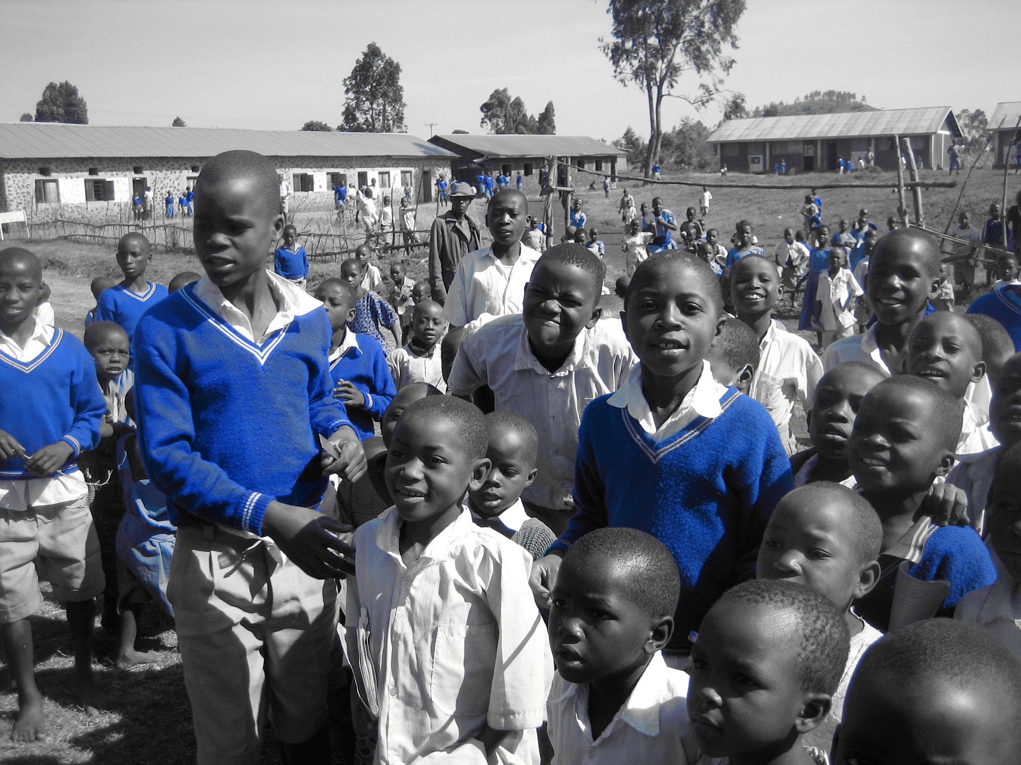 Canon POWERSHOT SD450 sample photo. School- uganda photography