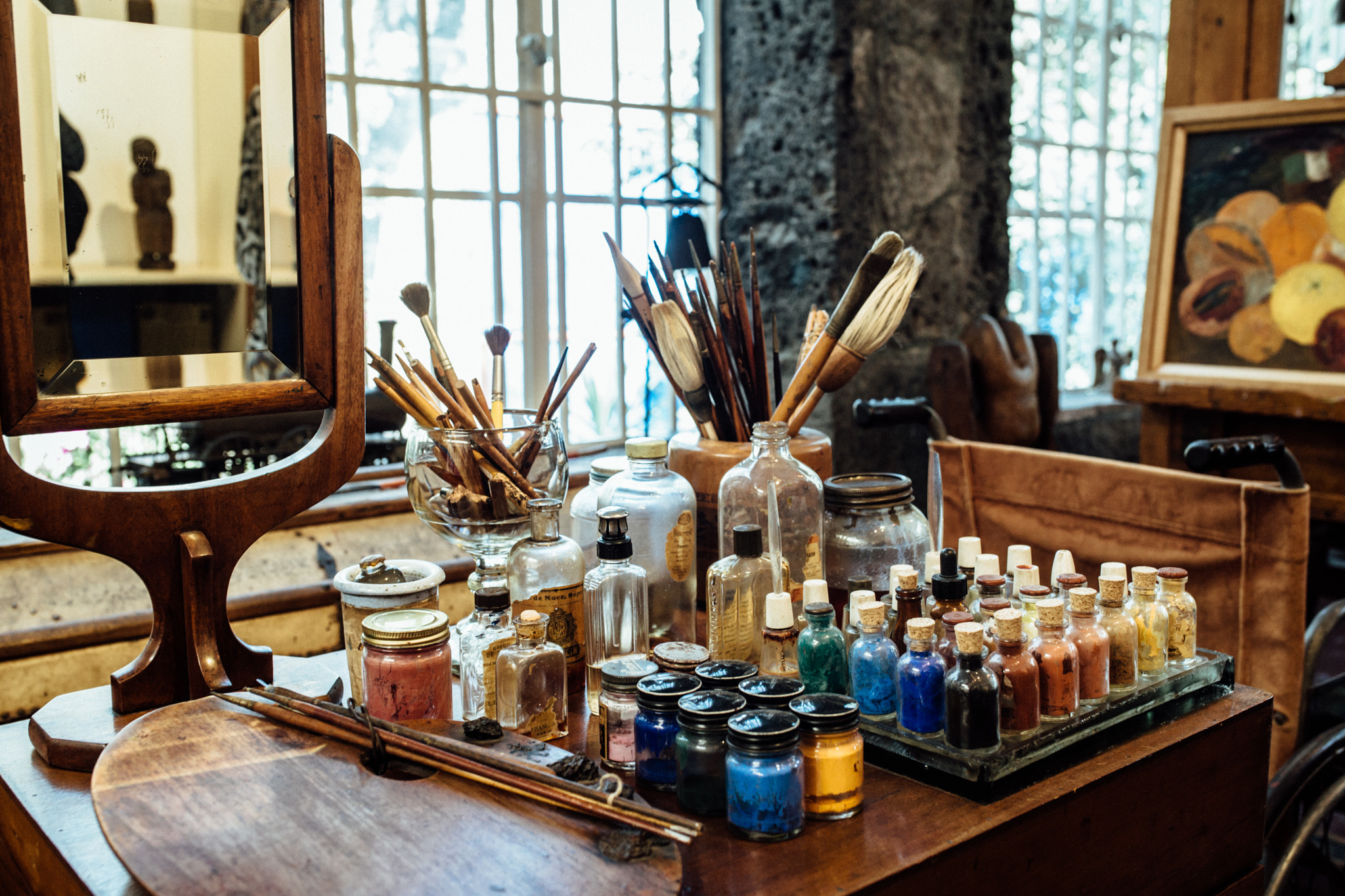 Sony a99 II + Sigma 35mm F1.4 DG HSM Art sample photo. Frida kahlo´s studio photography