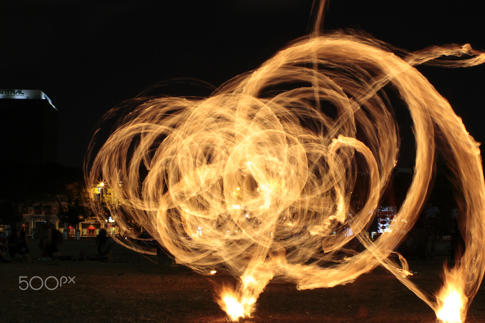 Canon EF 28-80mm f/3.5-5.6 USM IV sample photo. Fire trails photography