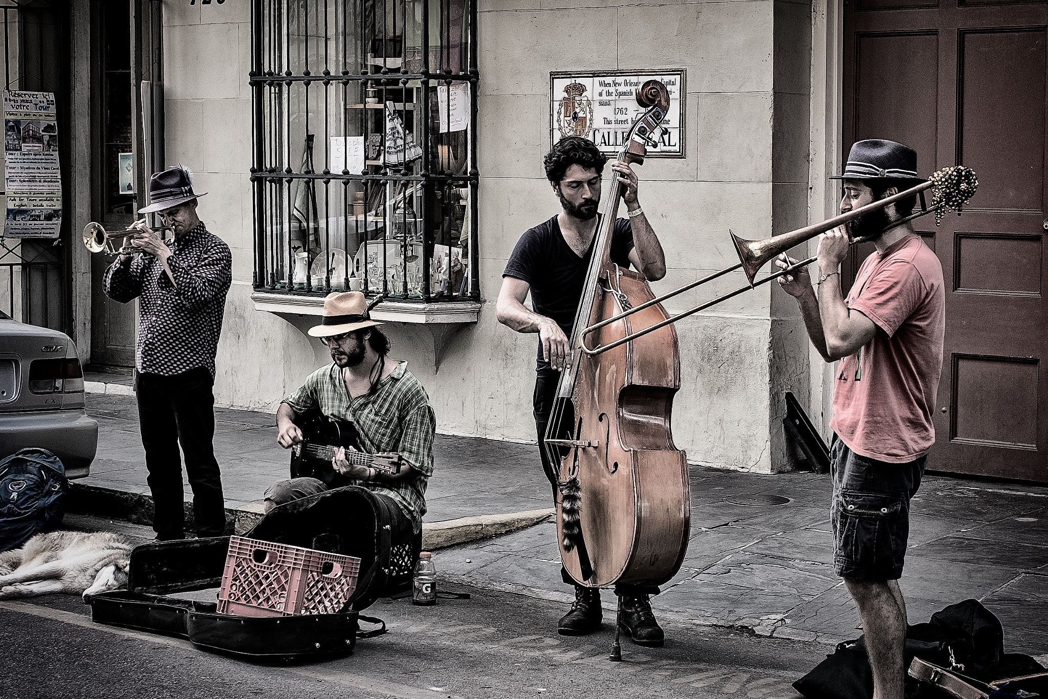 Fujifilm X-E1 + Fujifilm XF 23mm F1.4 R sample photo. New orleans - young street band 1 photography