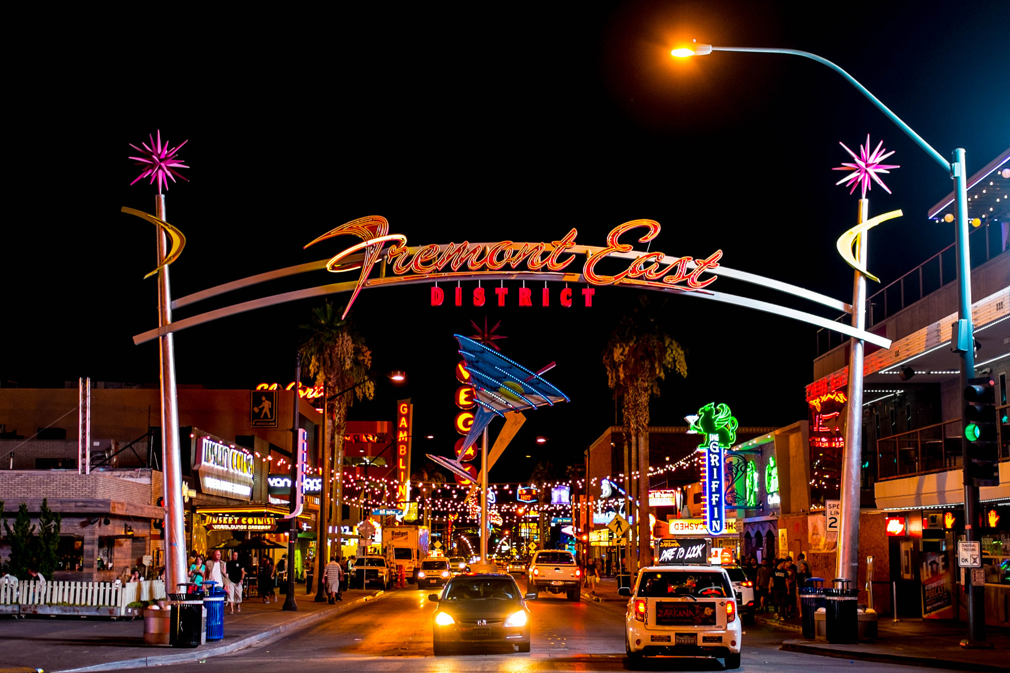 Fujifilm X-E1 + Fujifilm XF 23mm F1.4 R sample photo. Fremont district las vegas 1 photography