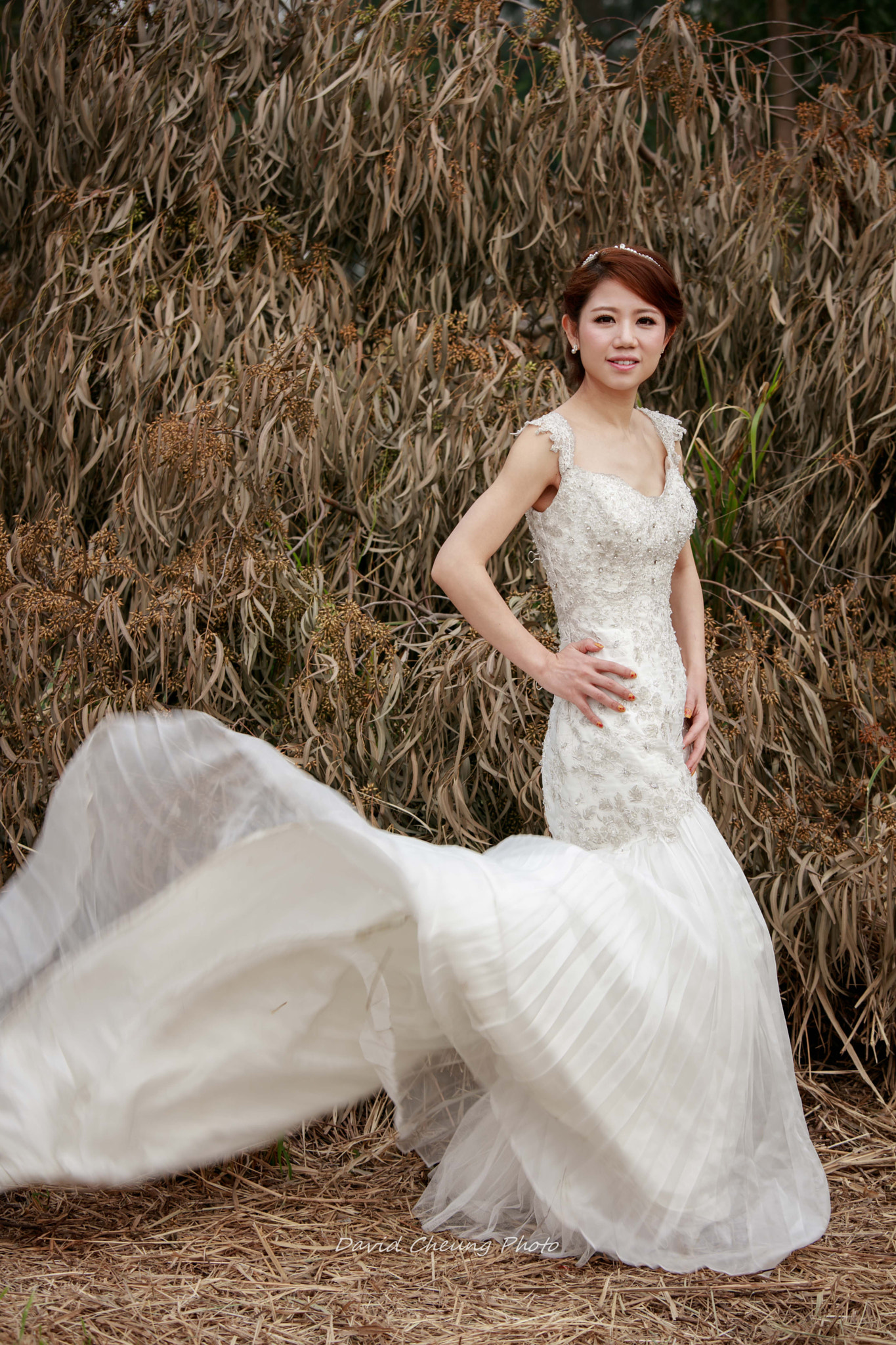Canon EF 70-200mm F4L IS USM sample photo. Bride portrait photography