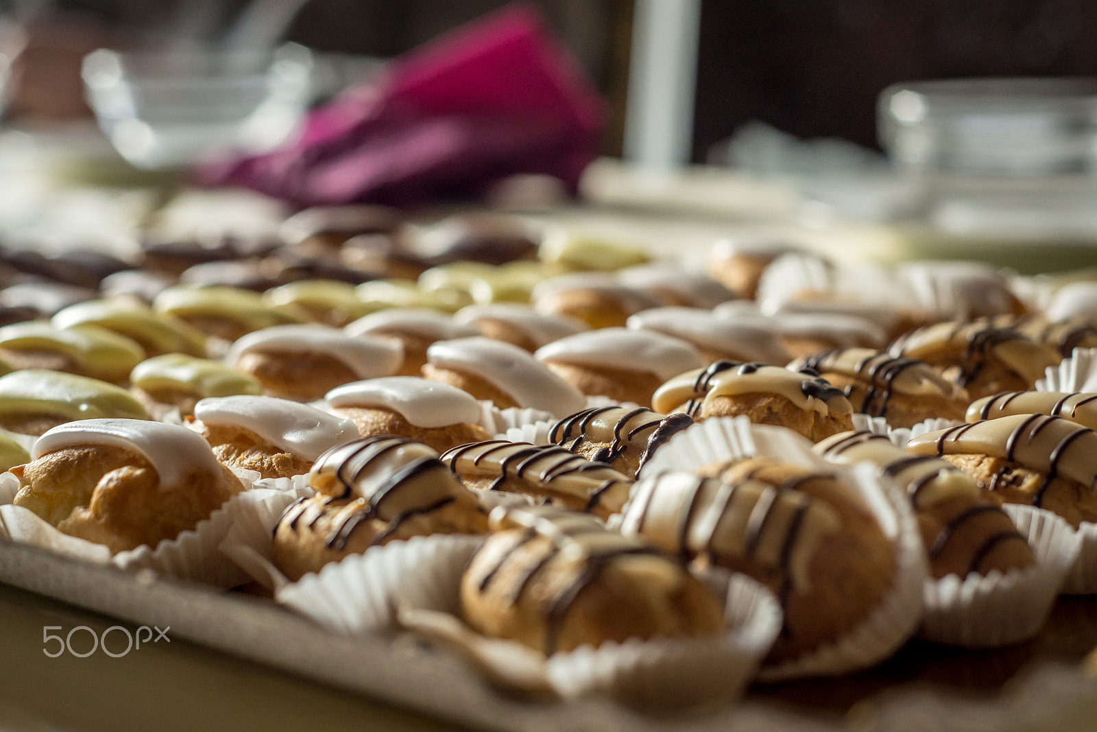 Nikon D600 + AF Nikkor 50mm f/1.8 sample photo. Italian pastry dessert photography