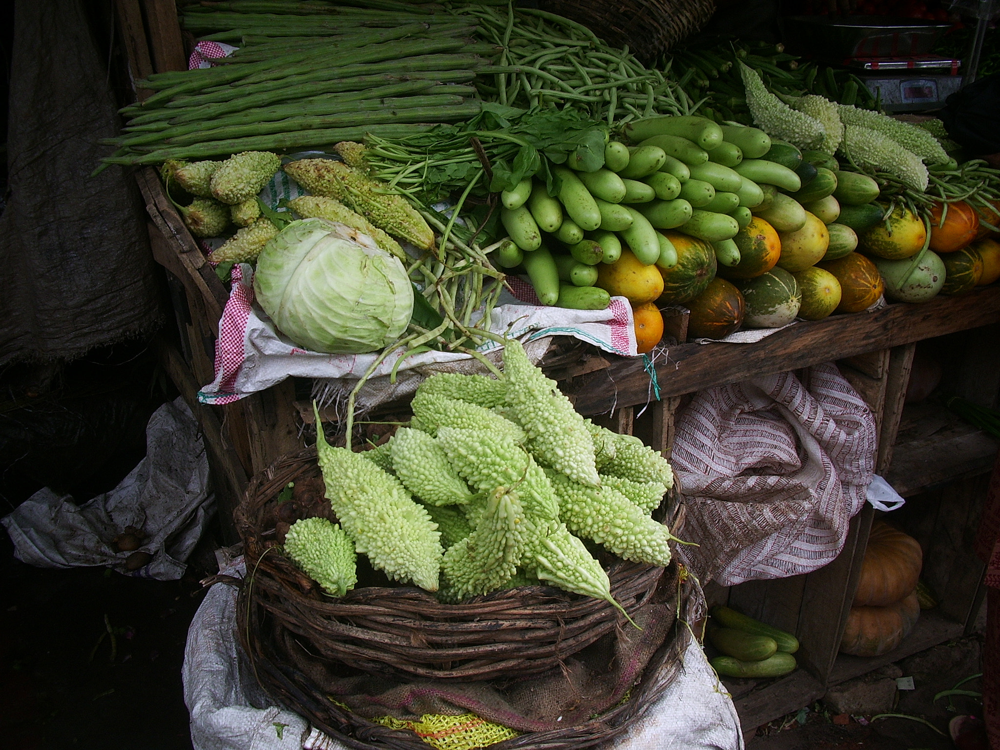 Pentax OPTIO S50 sample photo. Cucumbers photography