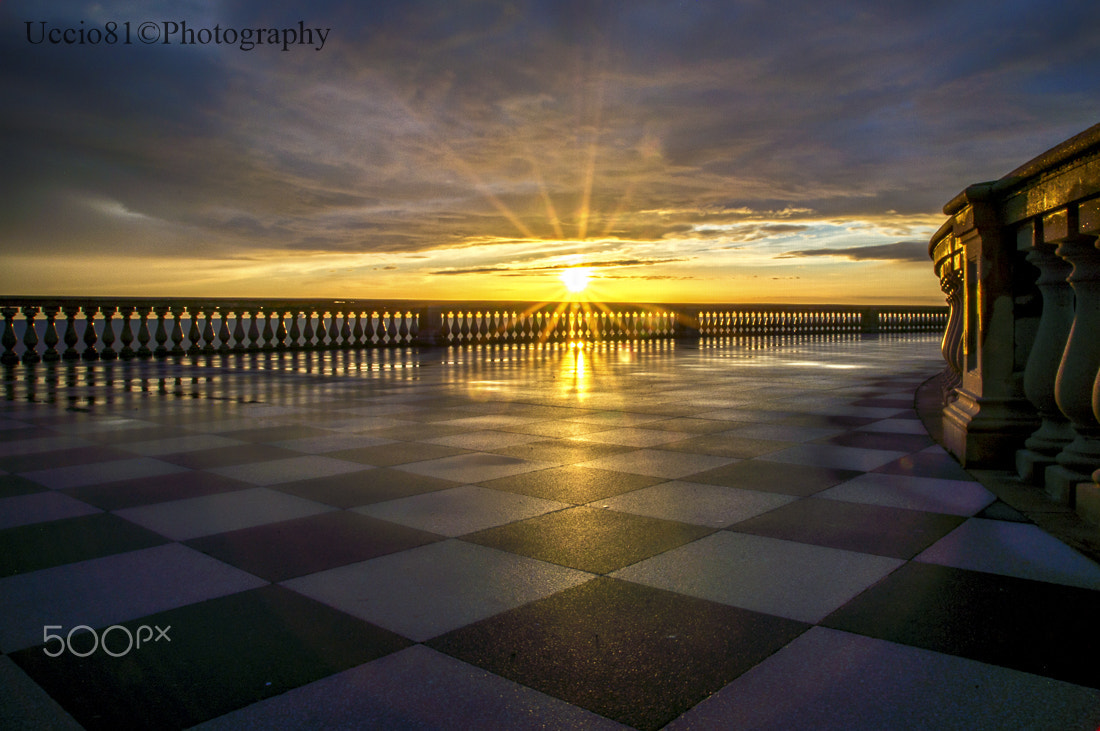 Sony Alpha DSLR-A580 + Tamron SP 24-70mm F2.8 Di VC USD sample photo. Terrazza mascagni sunset photography