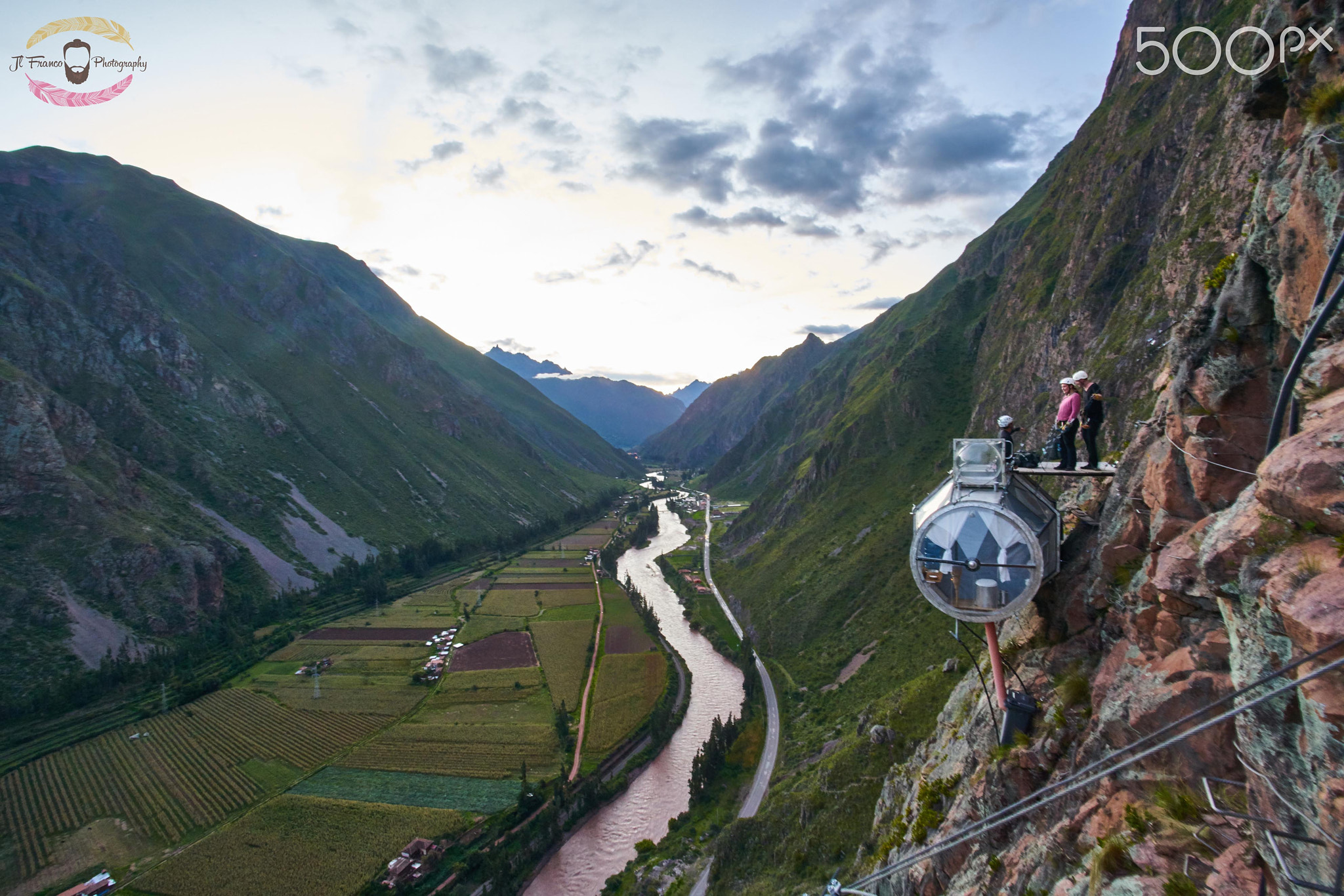 Sony a7R II + 17-40mm F4 G SSM sample photo. Sacred valley via ferrata & zip line / skylodge ad photography