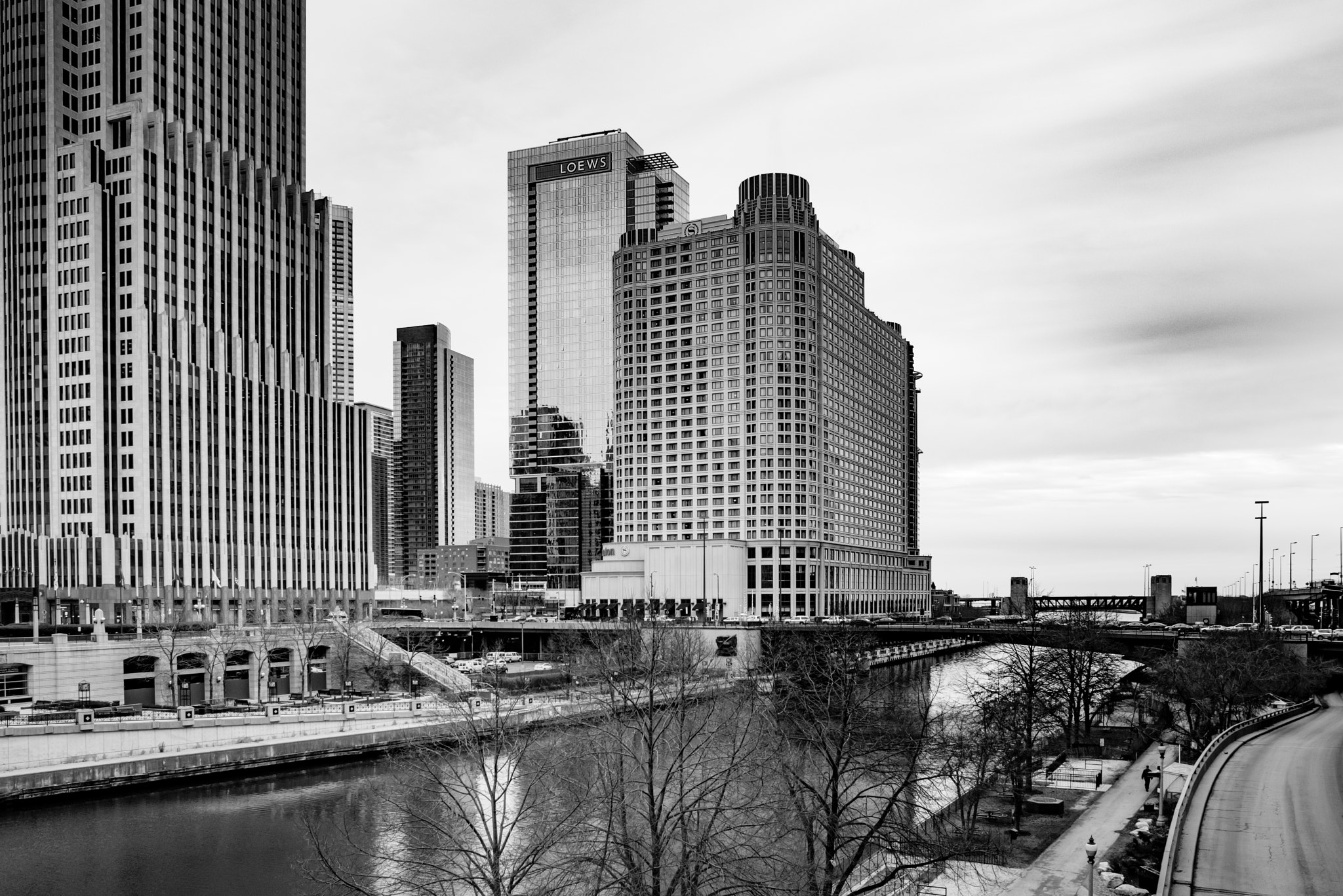 Nikon D810 + Nikon AF Nikkor 24mm F2.8D sample photo. Chicago river (to photography