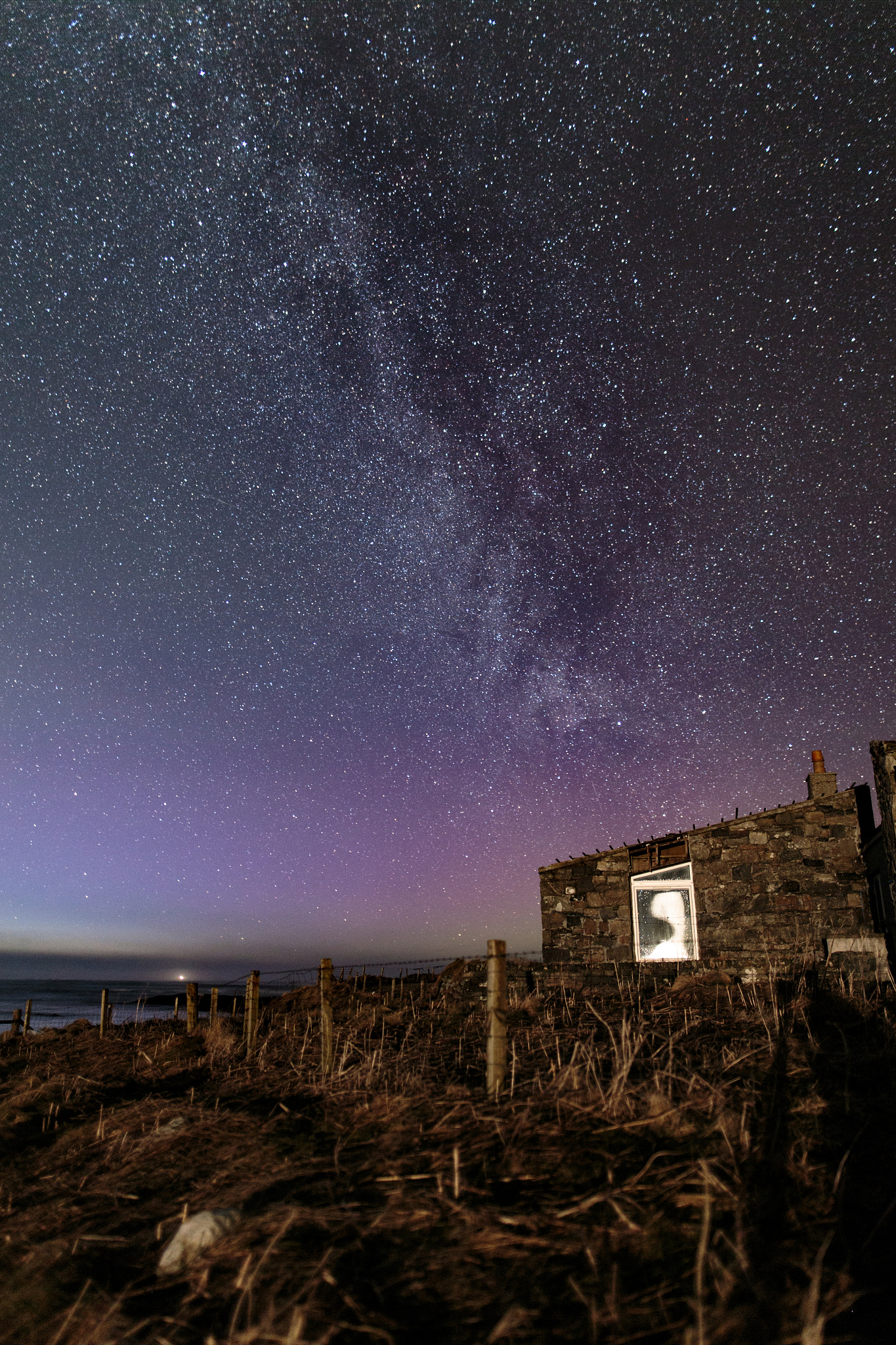 Sigma 24mm F1.4 DG HSM Art sample photo. Milky way and the northern lights photography