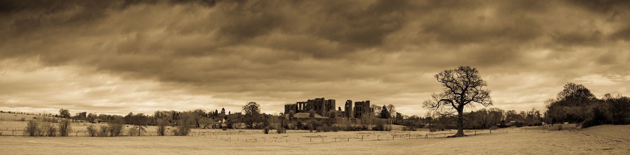 Olympus OM-D E-M5 II + Olympus M.Zuiko Digital 17mm F1.8 sample photo. Kenilworth castle - panorama photography