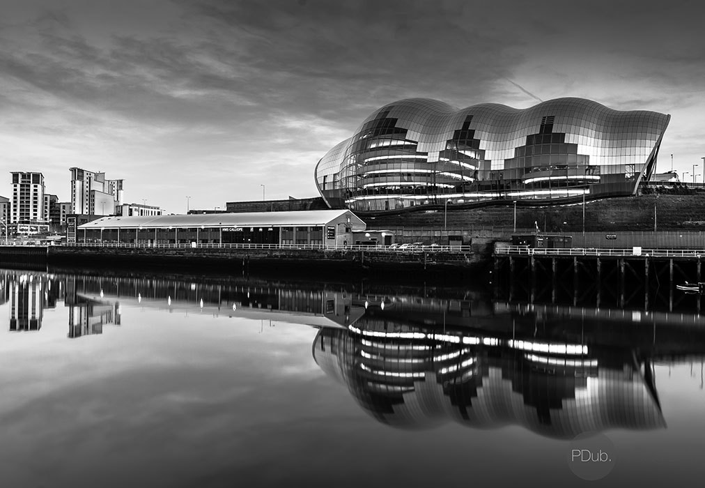 Sigma 17-70mm F2.8-4 DC Macro OS HSM sample photo. Reflections at the sage, gateshead, uk photography