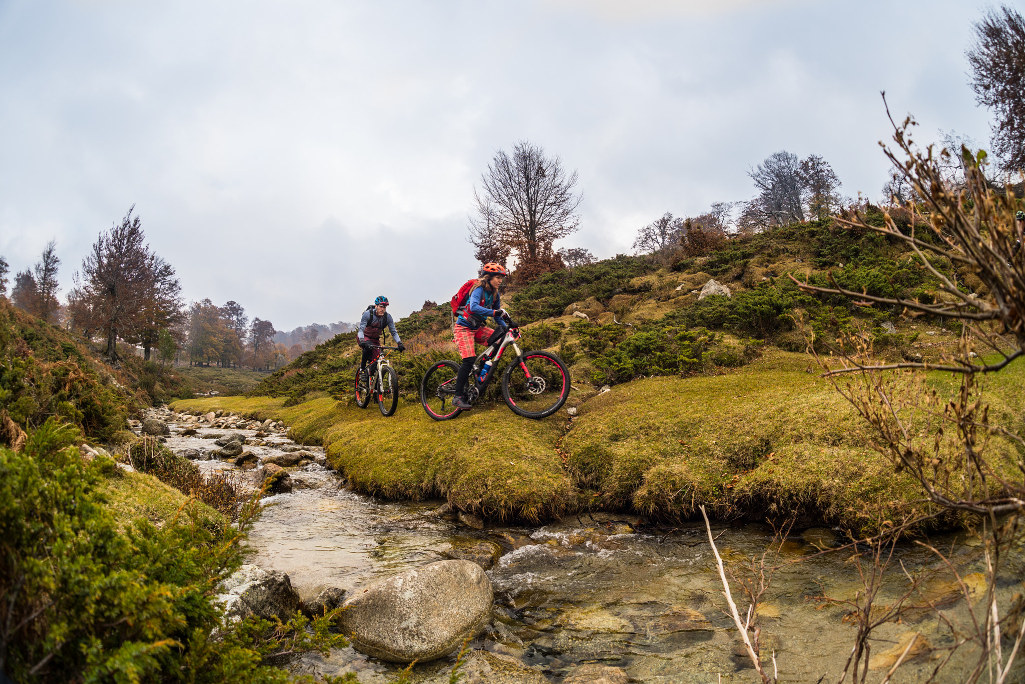 Sony a7R II + Sony 16mm F2.8 Fisheye sample photo. Corse biking photography