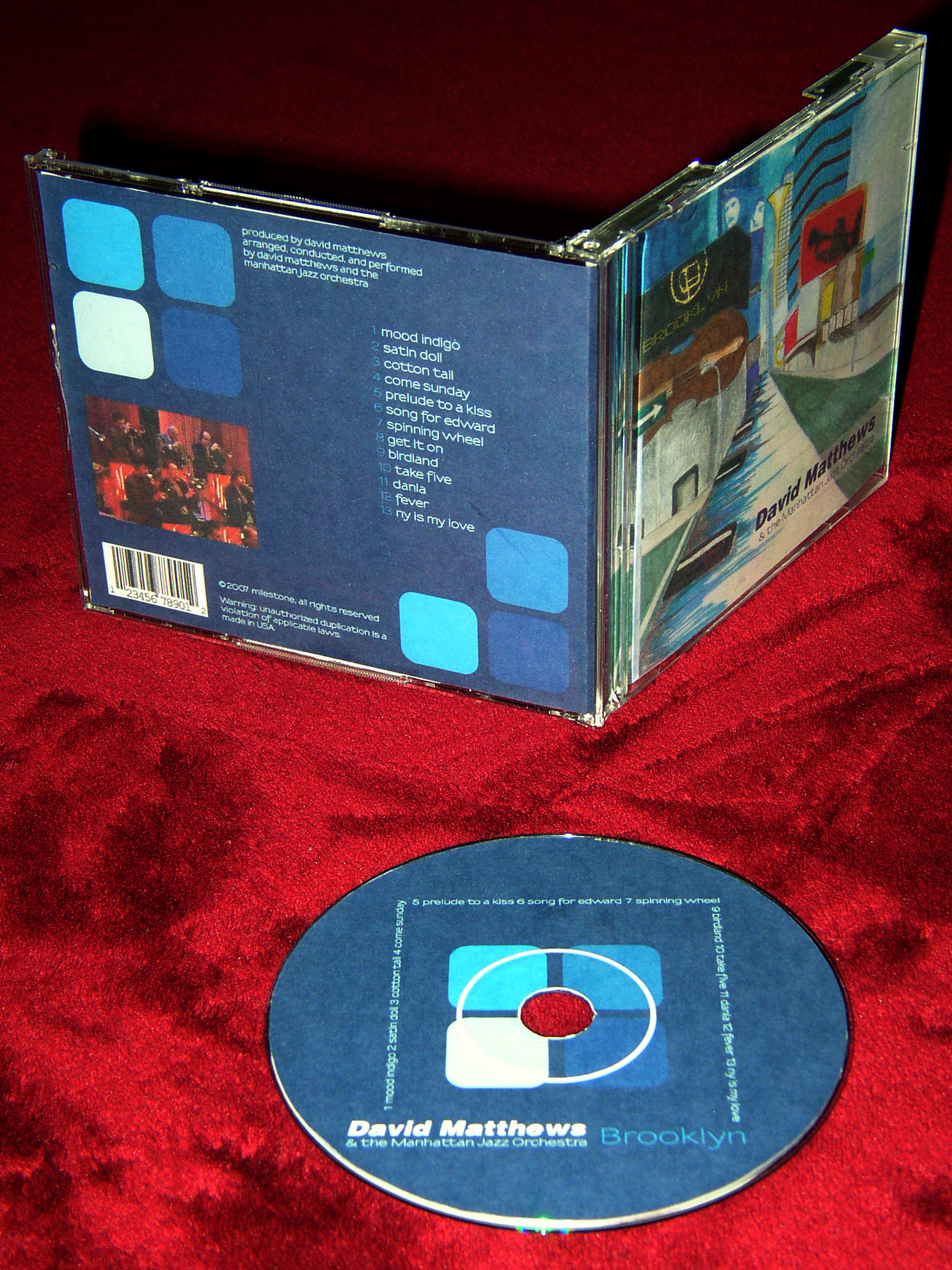 Olympus C300Z,D550Z sample photo. Jazz cd mockup photography