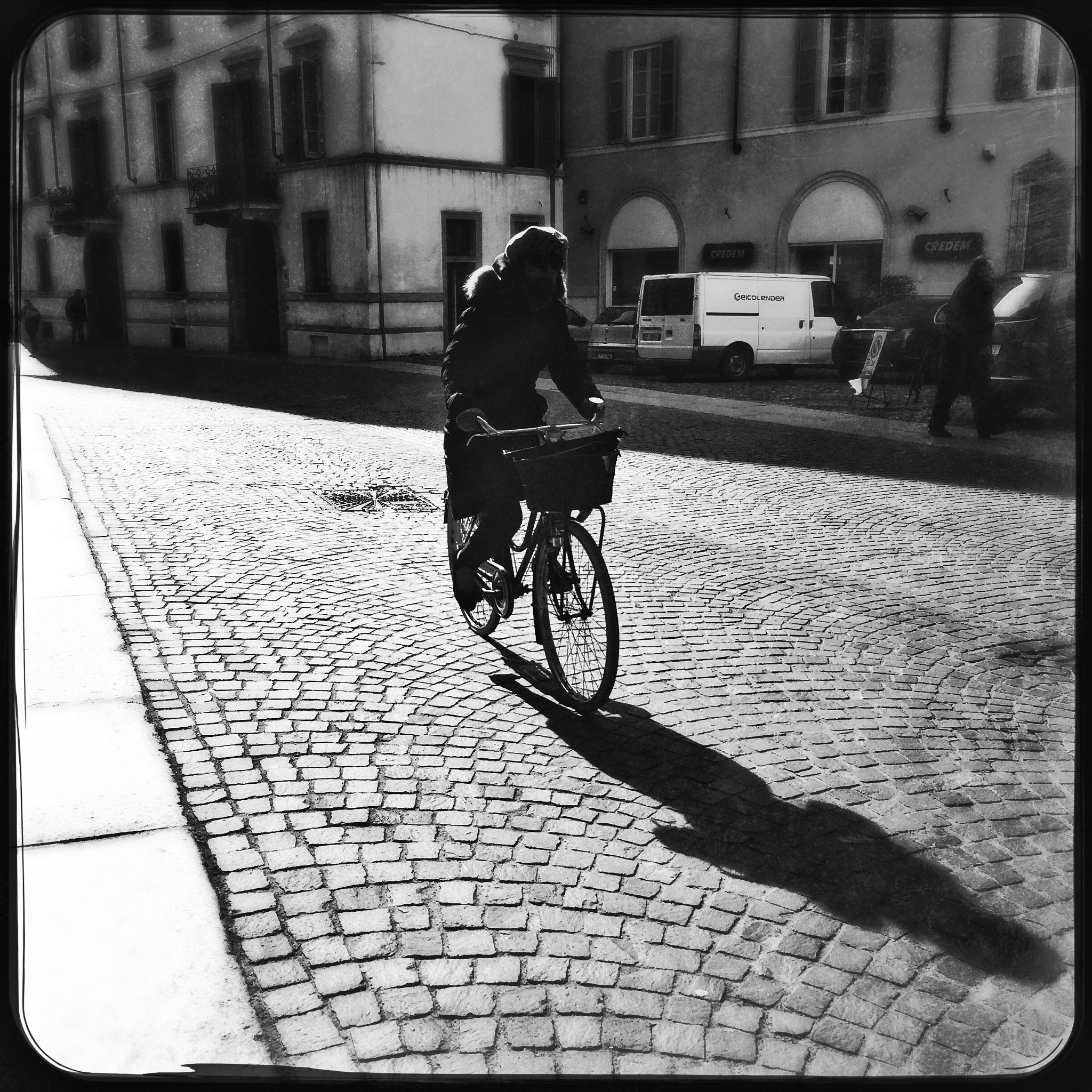 Hipstamatic 311 sample photo. Street bike photography