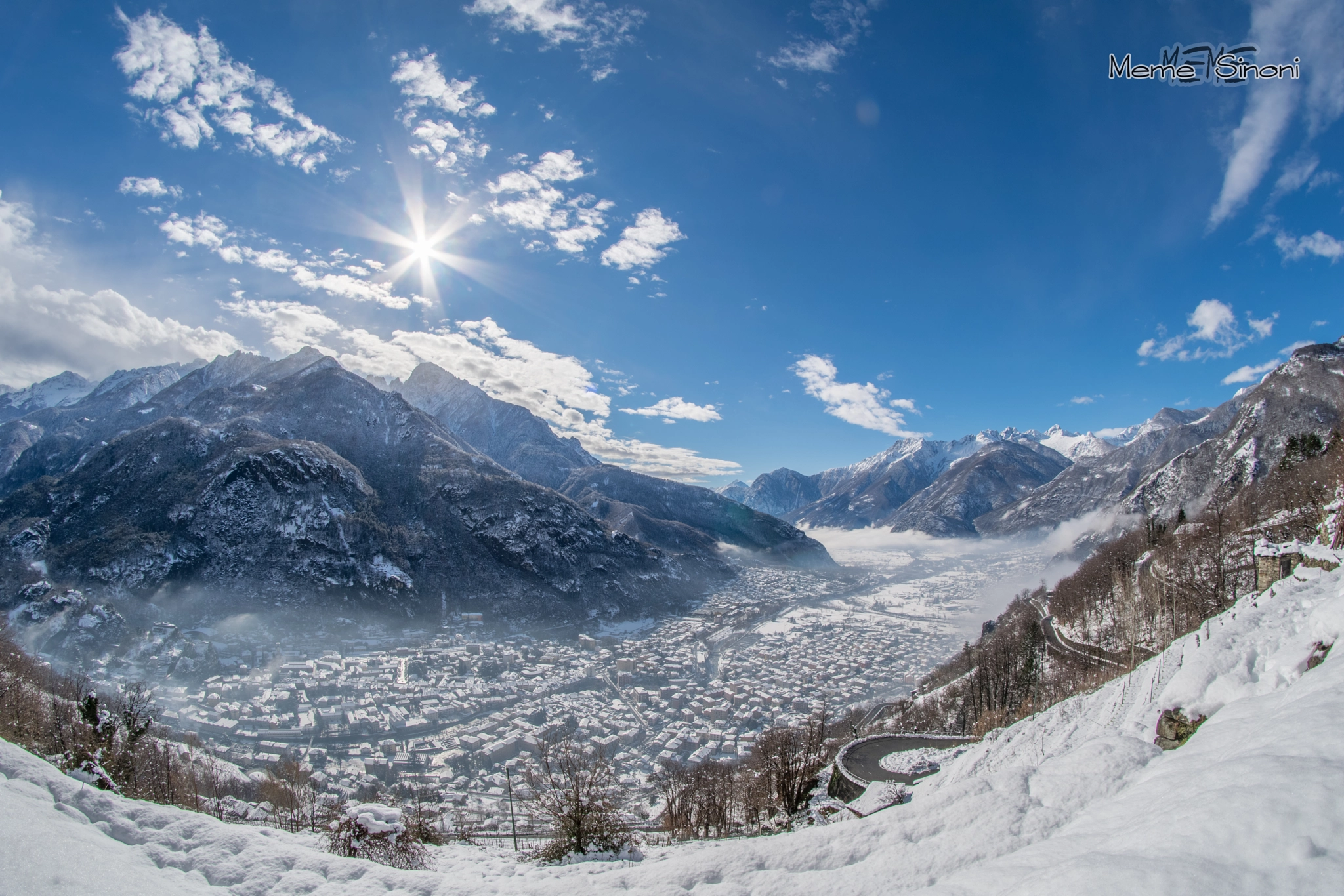 Nikon D5300 + Samyang 8mm F3.5 Aspherical IF MC Fisheye sample photo. White valchiavenna photography