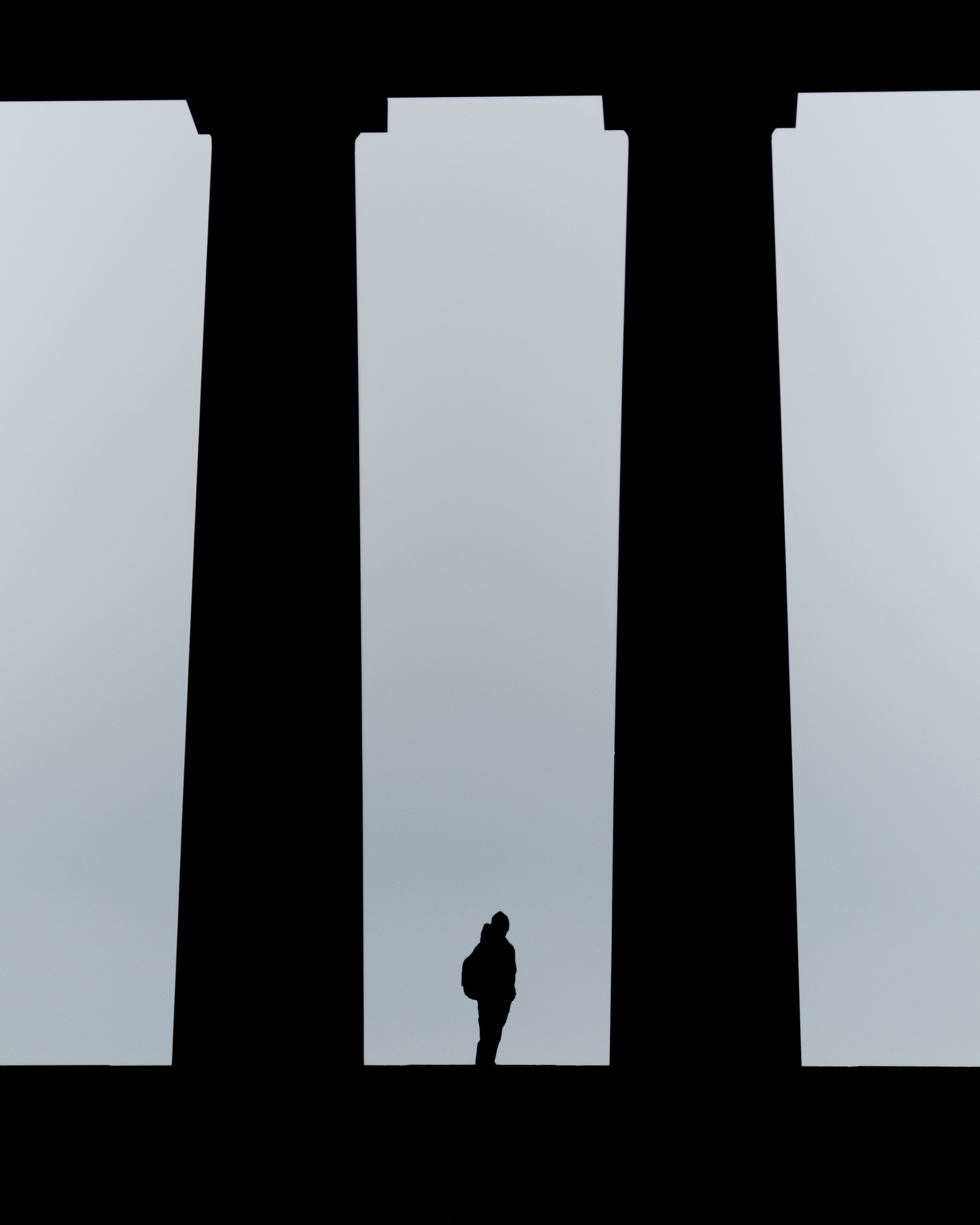 AF Zoom-Nikkor 28-85mm f/3.5-4.5 sample photo. Calton hill silhouette photography