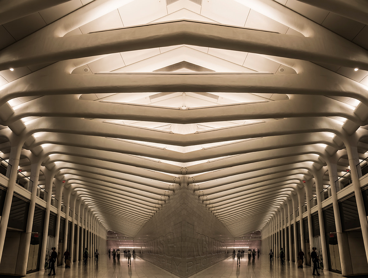 Sigma AF 10-20mm F4-5.6 EX DC sample photo. One world trade center tunnel photography