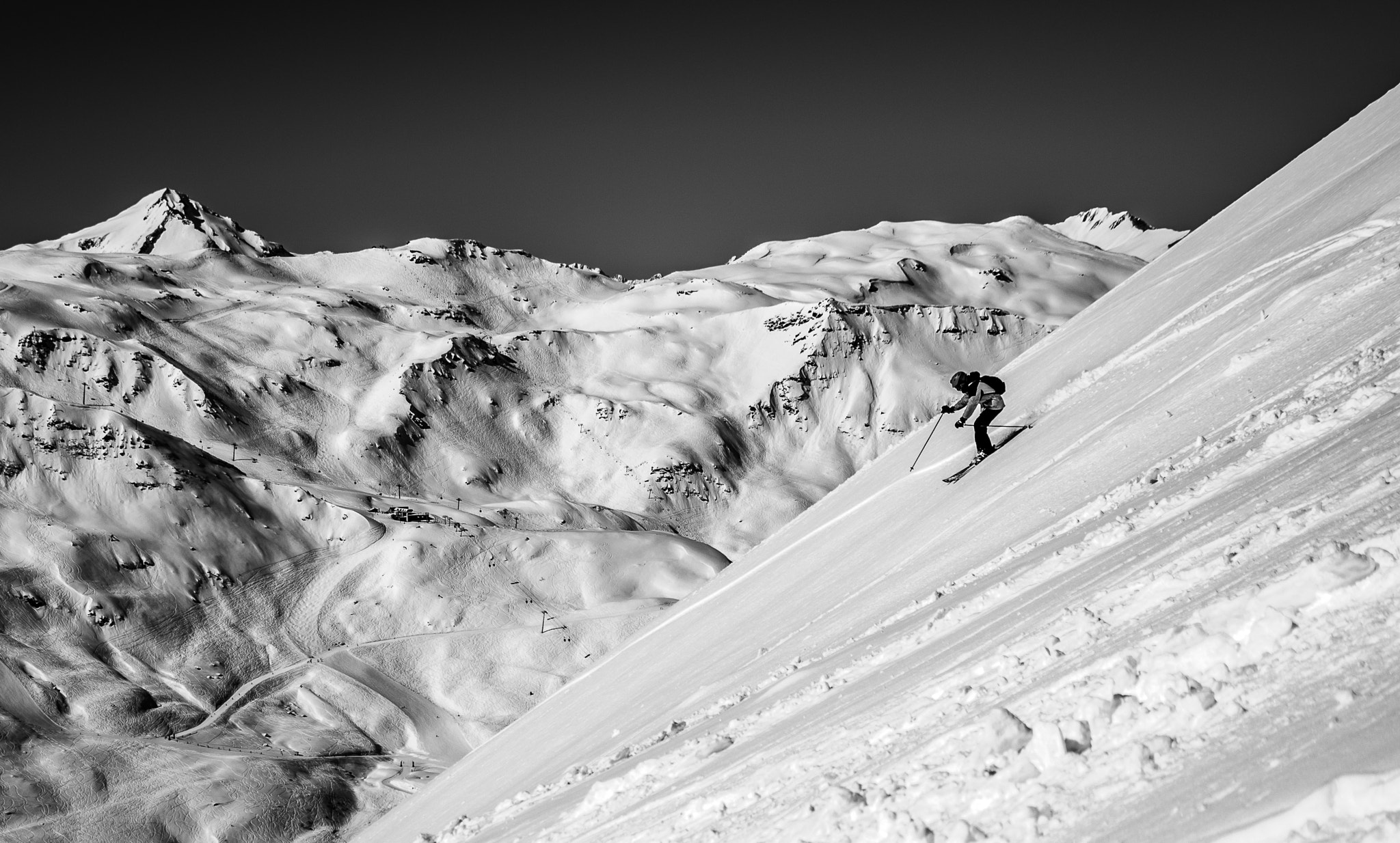 Pentax smc DA 16-45mm F4 ED AL sample photo. Ski freeride photography
