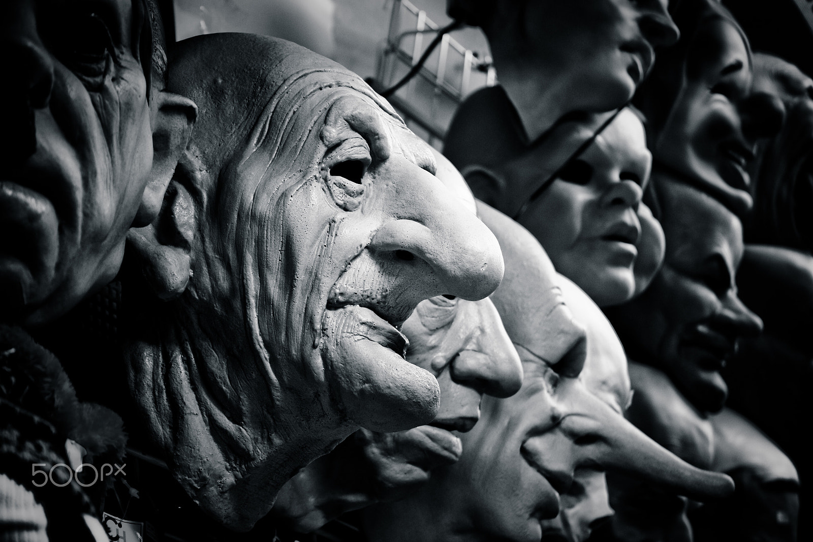 Canon EOS 100D (EOS Rebel SL1 / EOS Kiss X7) sample photo. Prague masks photography