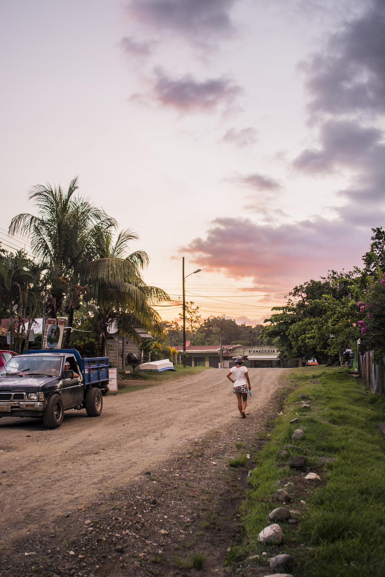 Nikon D7100 + AF Nikkor 28mm f/2.8 sample photo. Sunset puerto jimenéz photography