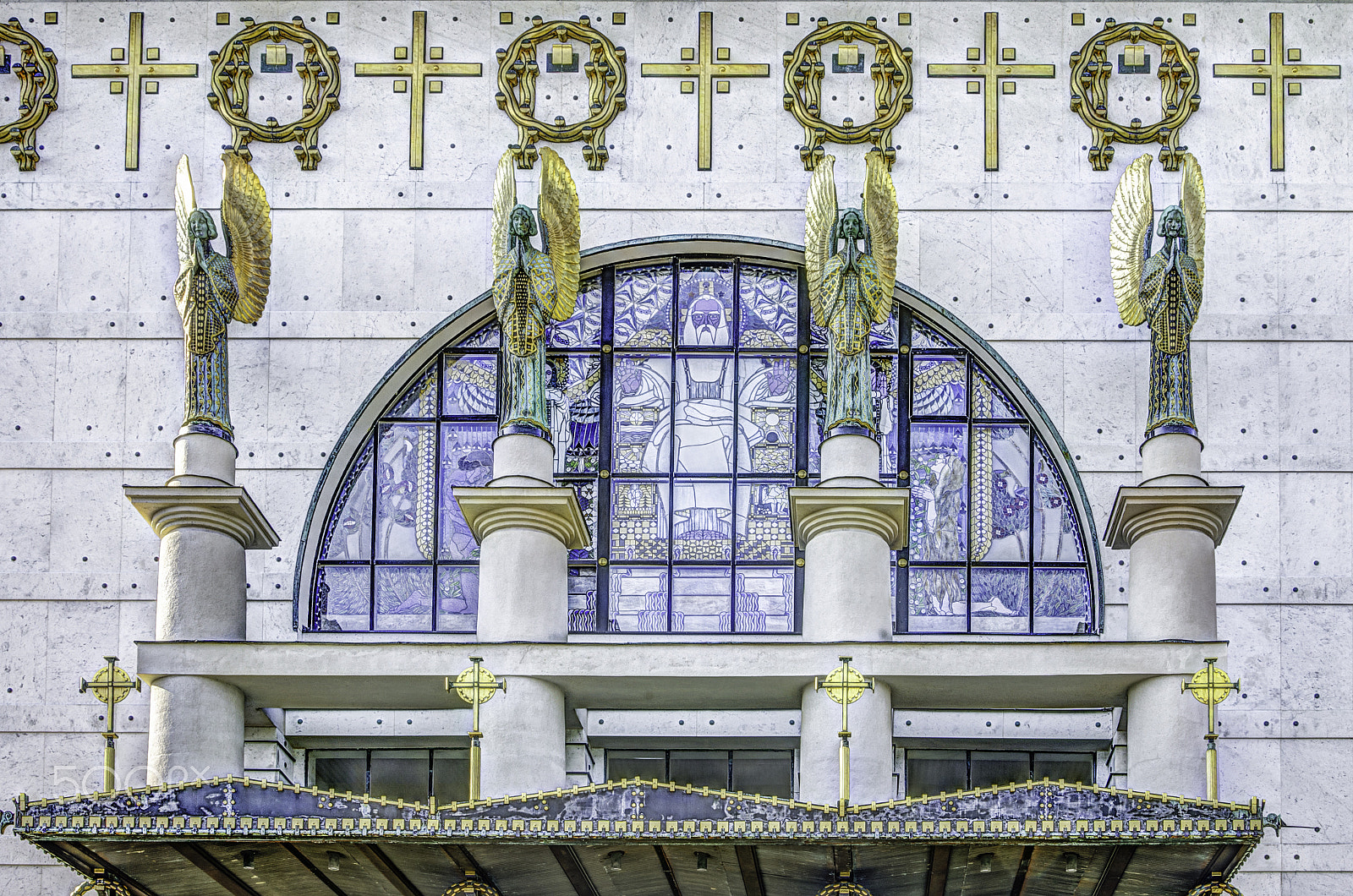 Tamron AF 28-75mm F2.8 XR Di LD Aspherical (IF) sample photo. Otto-wagner-kirche photography