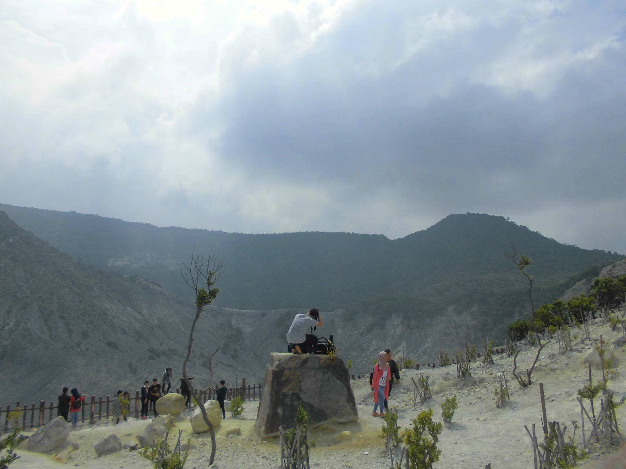 CASIO EX-ZS20 sample photo. Tangkuban parahu bandung jawa barat indonesia photography