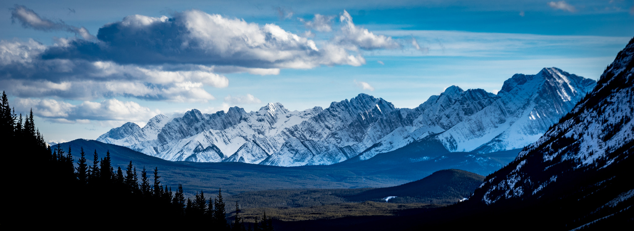 Canon EF 70-300mm F4-5.6 IS USM sample photo. Mountains in the valley photography