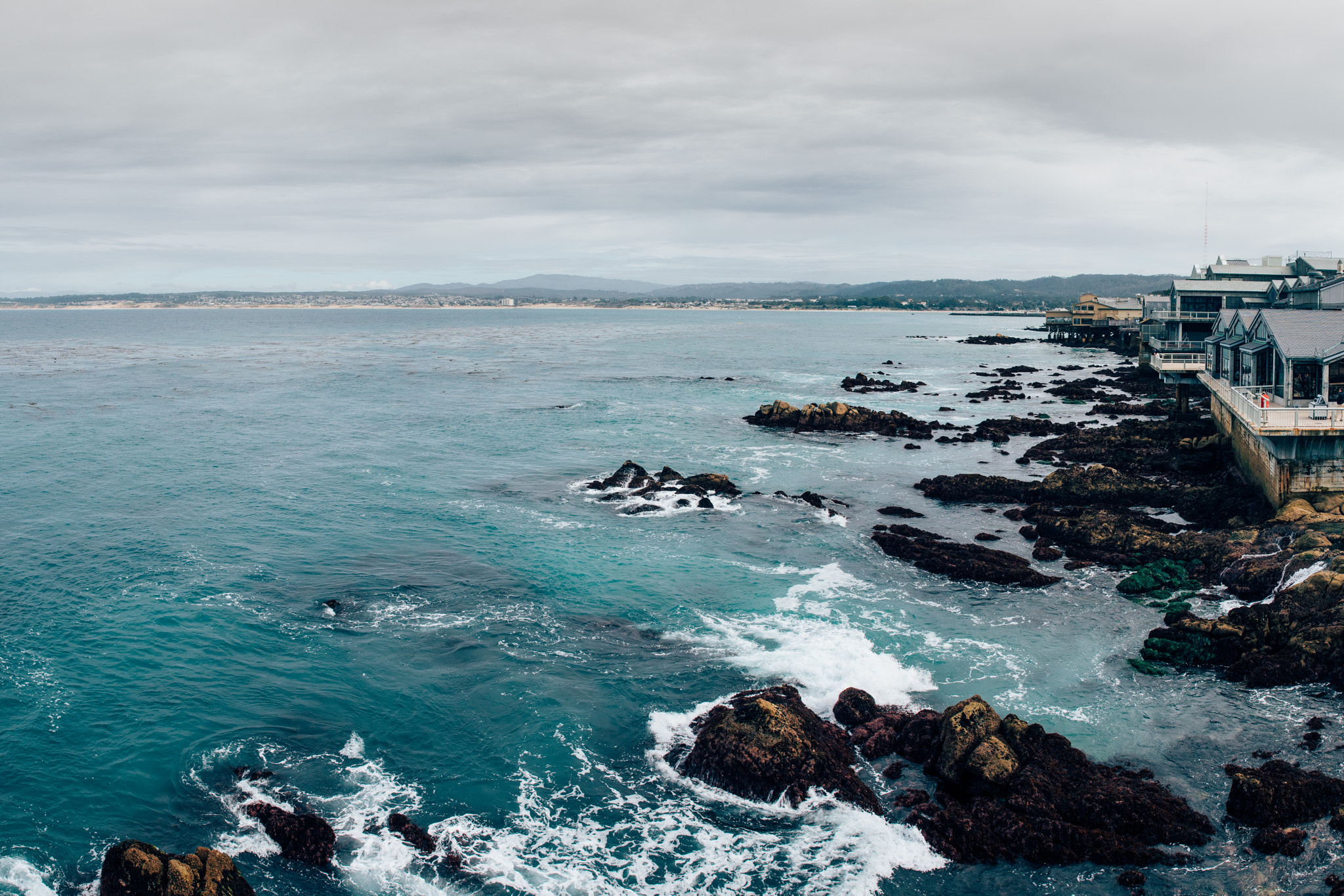 Nikon D600 + Nikon AF-S Nikkor 24mm F1.4G ED sample photo. Panoramic of monterey bay photography