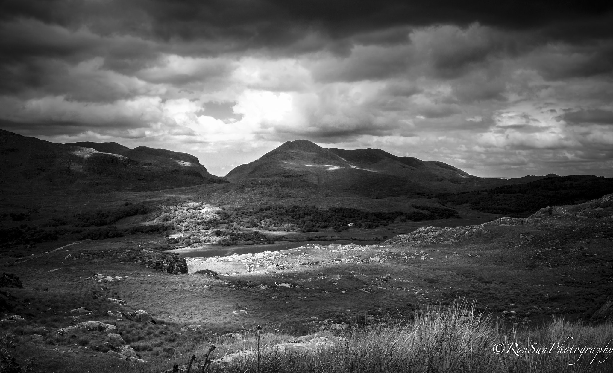 Olympus OM-D E-M5 sample photo. Landscape in b&w photography