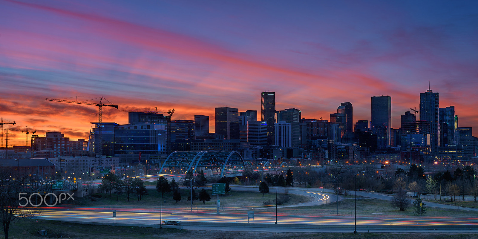 ZEISS Otus 55mm F1.4 sample photo. Mile high sunrise photography
