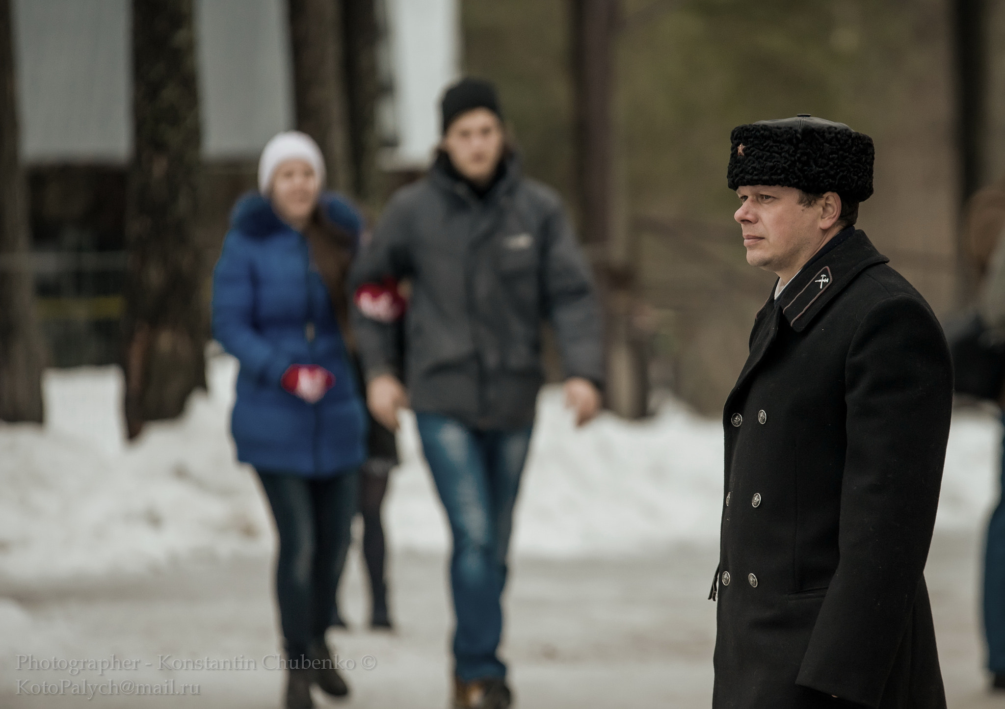 70-200mm F2.8 sample photo. Железнодорожник photography