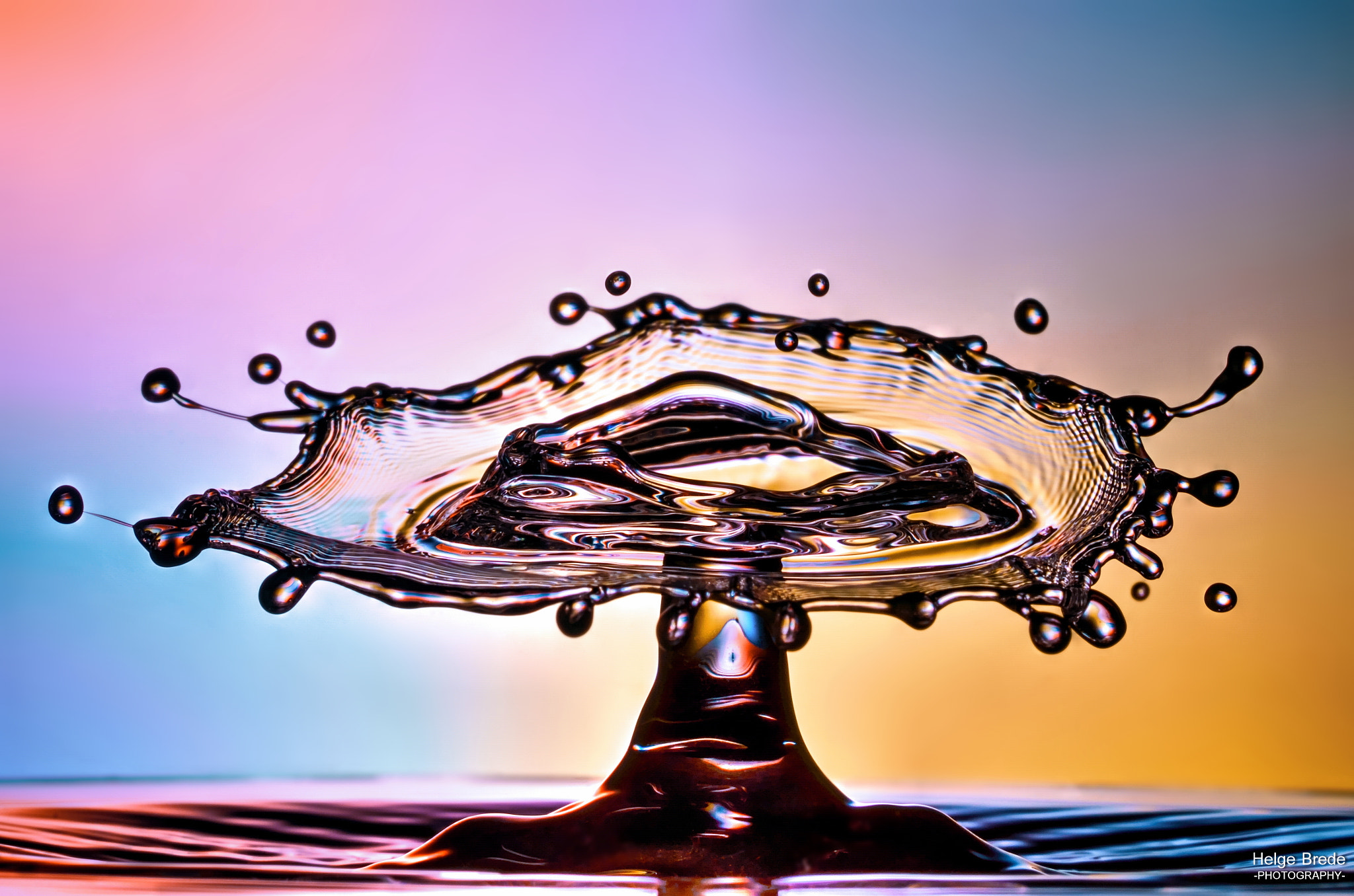 Sigma 150mm F2.8 EX DG Macro HSM sample photo. Watersplash photography