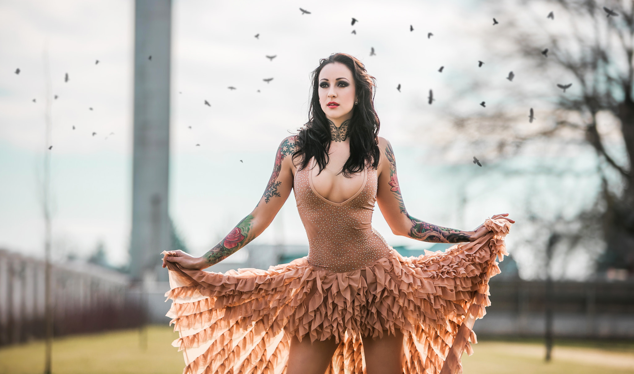Canon EOS 5DS sample photo. Crows photography