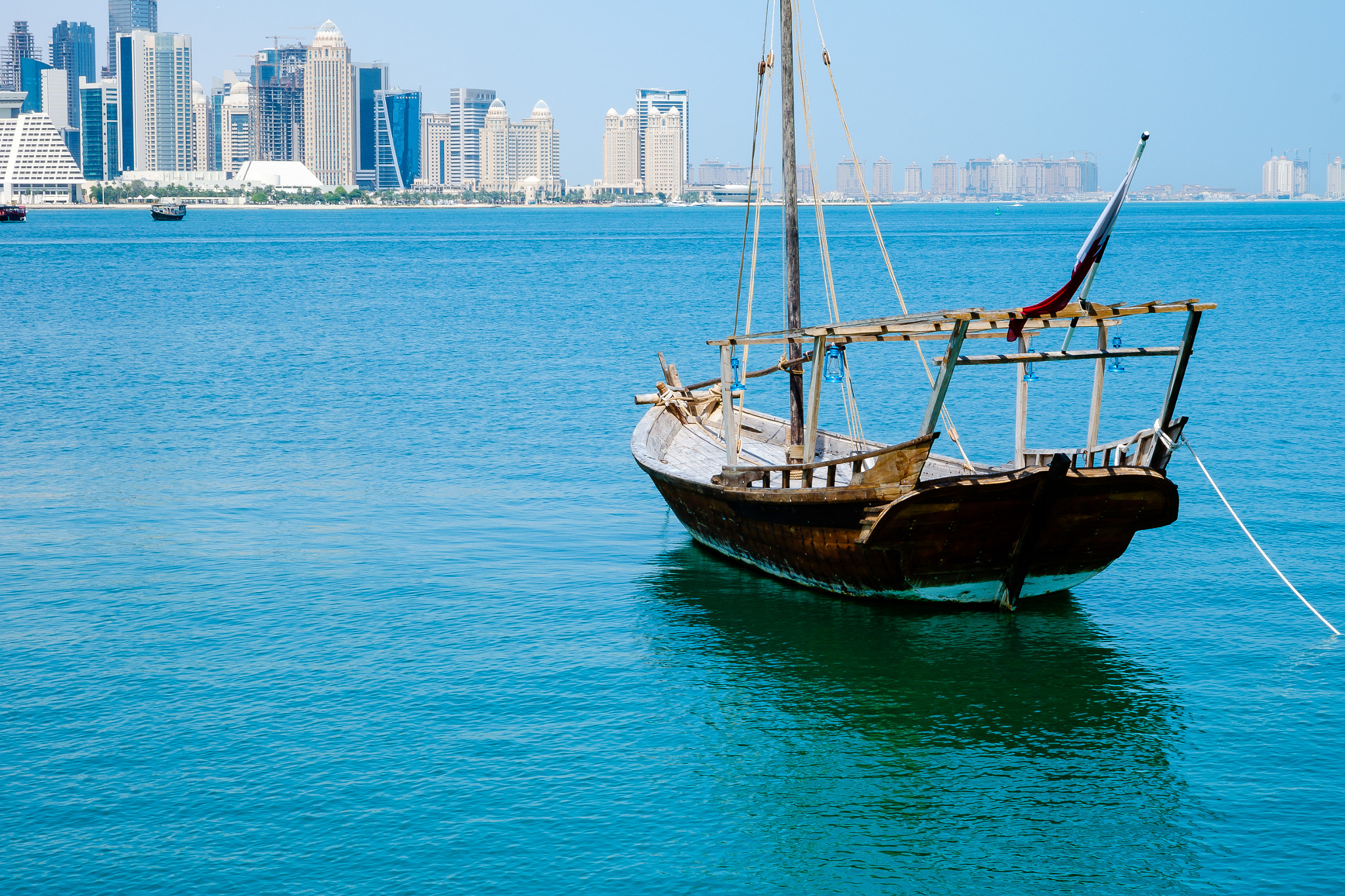Fujifilm X-A1 + Fujifilm XC 50-230mm F4.5-6.7 OIS sample photo. Dhow to the city photography