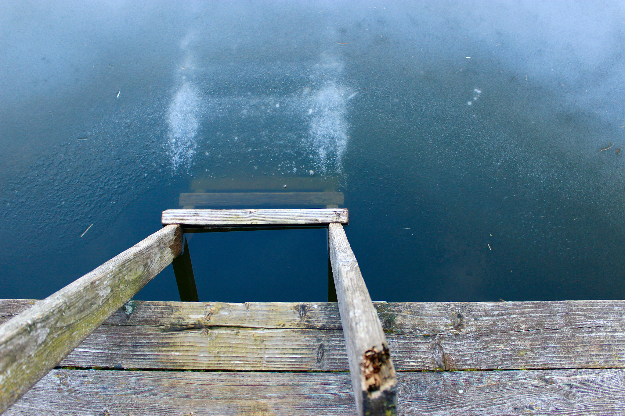 Canon EF-S 18-55mm F3.5-5.6 III sample photo. It is march and still- it is cold for some water procedure. photography
