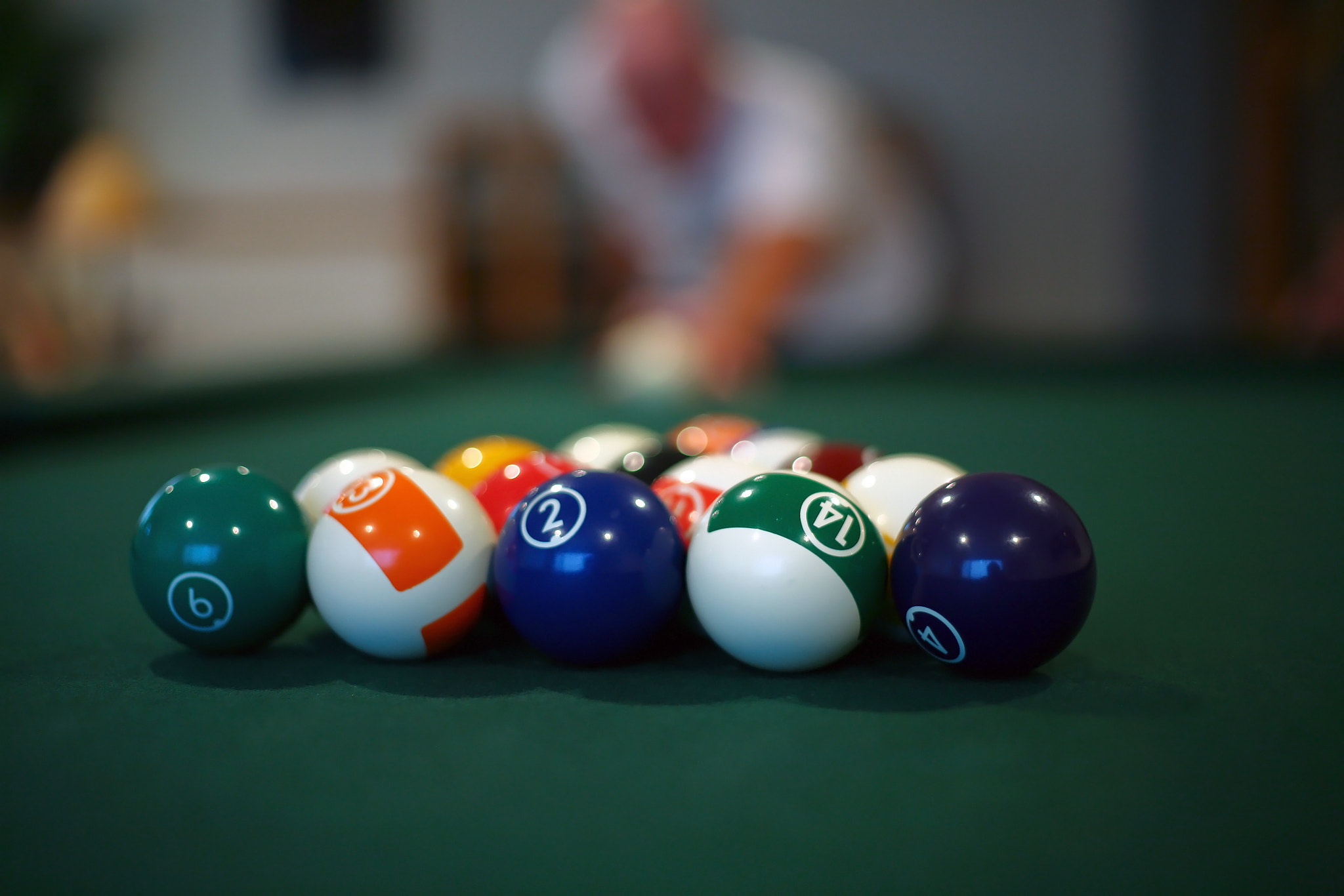 Canon EOS 5D + Canon EF 50mm f/1.8 sample photo. Billiard balls photography