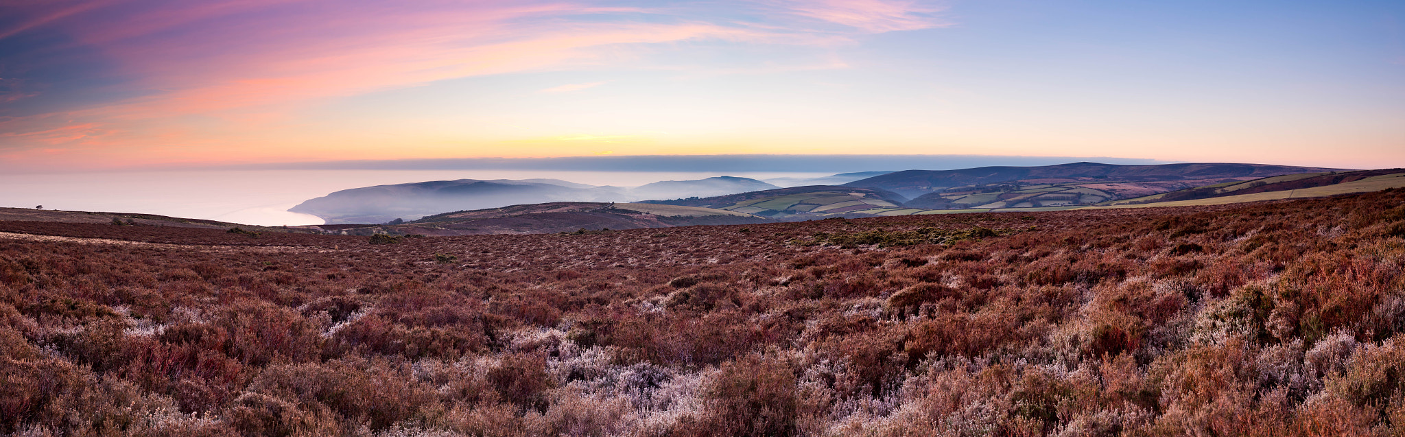 Nikon AF-S Nikkor 24-70mm F2.8E ED VR sample photo. Sunrise from porlock common photography