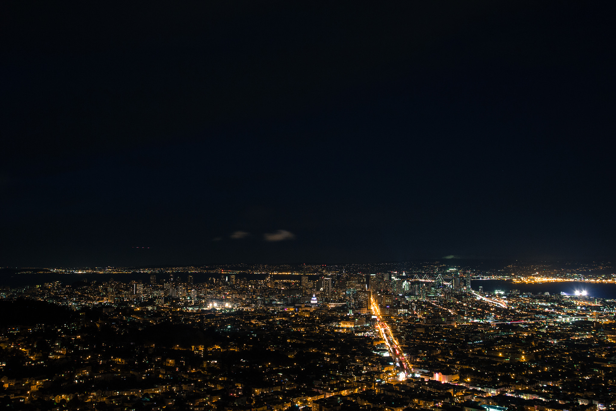 Tamron SP AF 17-50mm F2.8 XR Di II LD Aspherical (IF) sample photo. San francisco at night photography