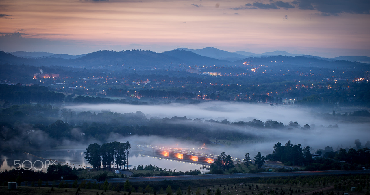 Sony a7 II + Canon EF 70-200mm F4L USM sample photo. Morning fog photography