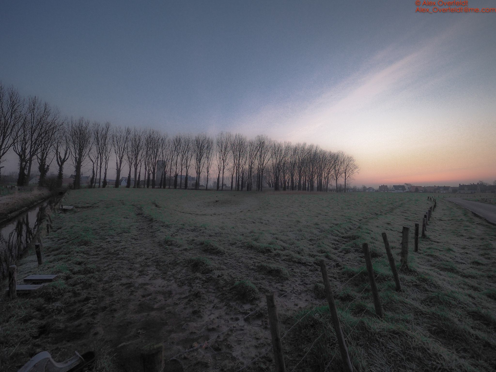 Olympus OM-D E-M10 II + Olympus M.Zuiko Digital ED 7-14mm F2.8 PRO sample photo. 13th of march 2016 a different sunrise view in the damme - bruges countryside photography