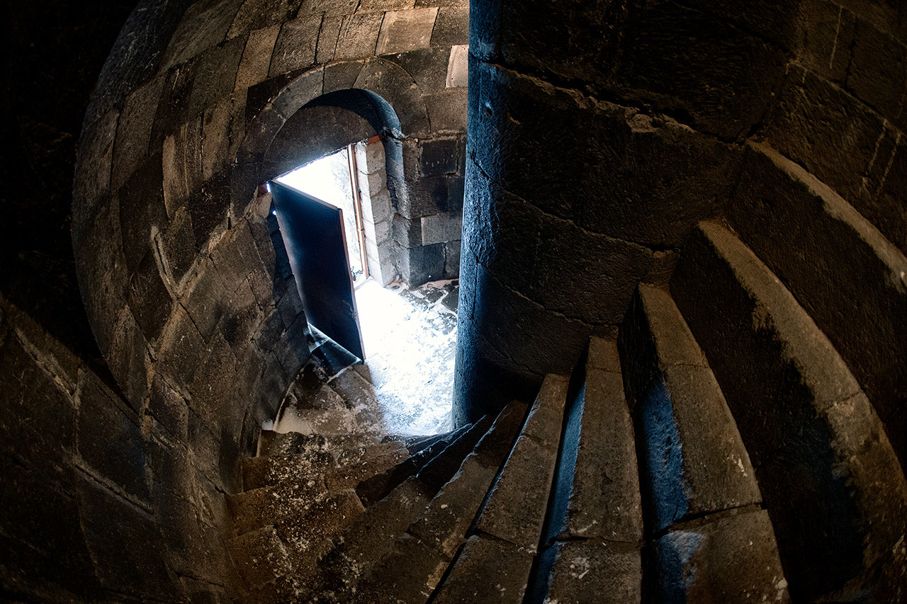Canon EF 15mm F2.8 Fisheye sample photo. Watch tower. erzurum photography