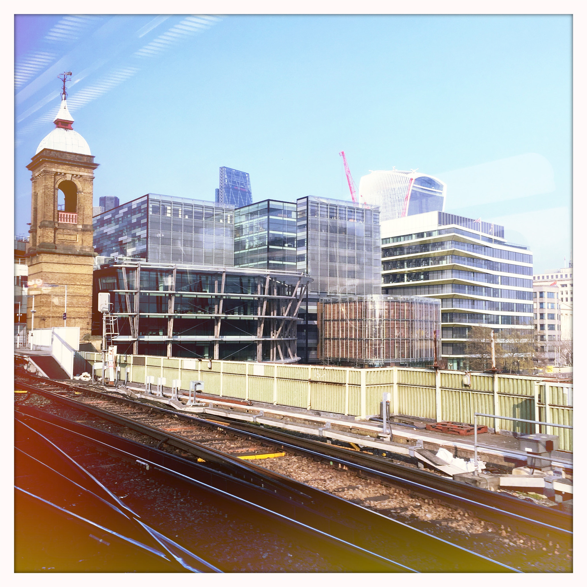 Hipstamatic 311 sample photo. Derelict london photography