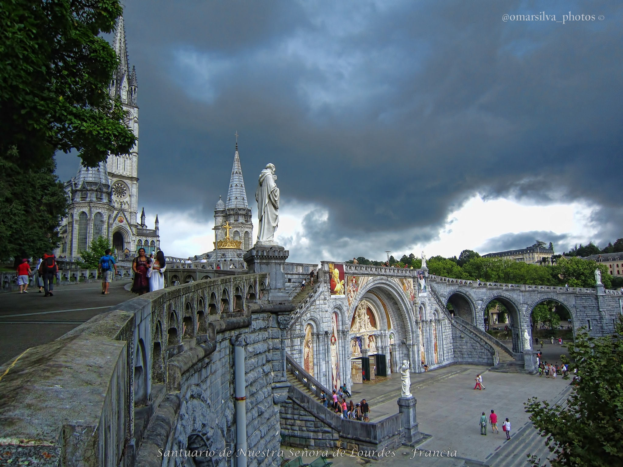 Canon PowerShot SD3500 IS (IXUS 210 / IXY 10S) sample photo. The sanctuary of our lady of lourdes photography