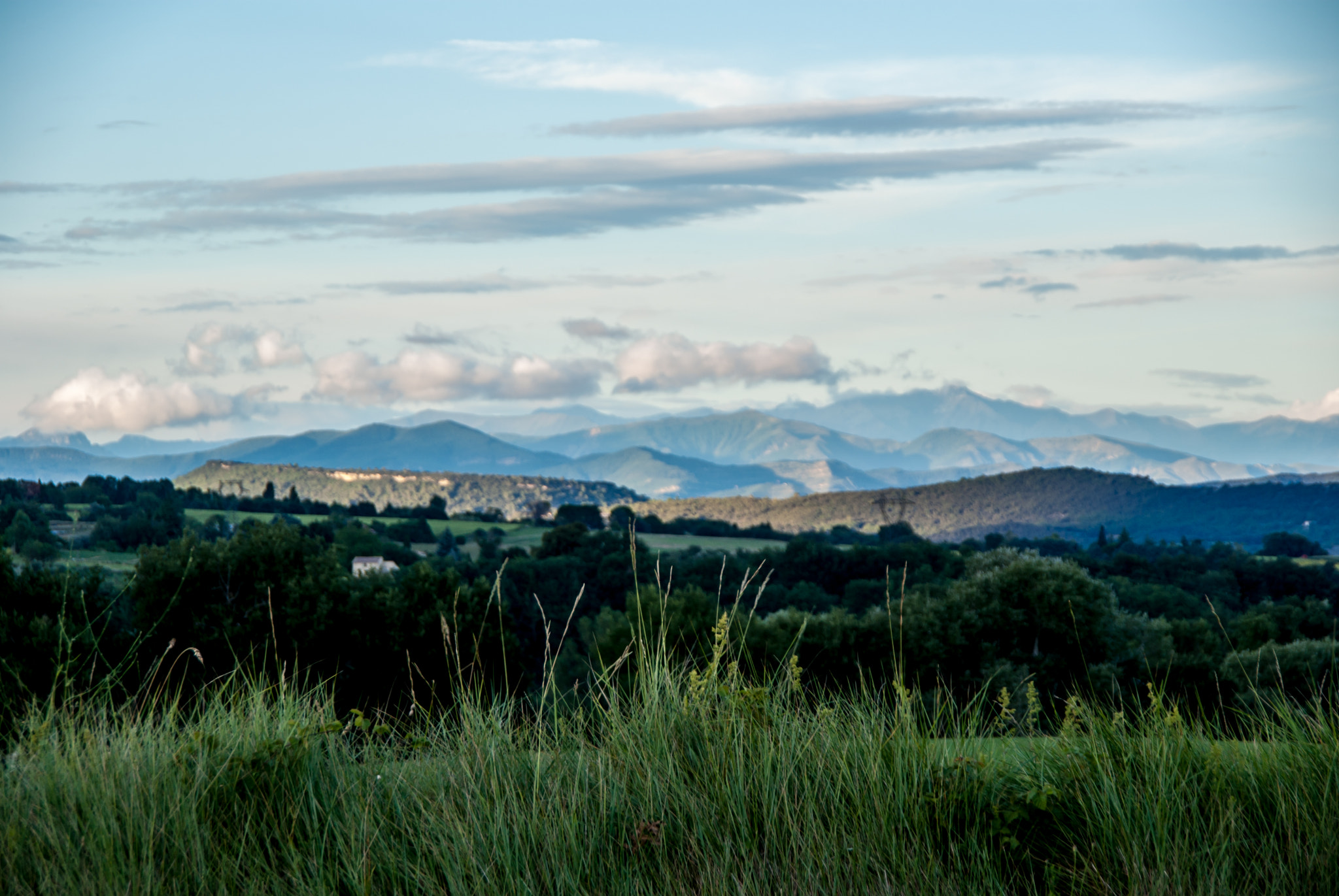 Pentax K10D sample photo. French alps photography